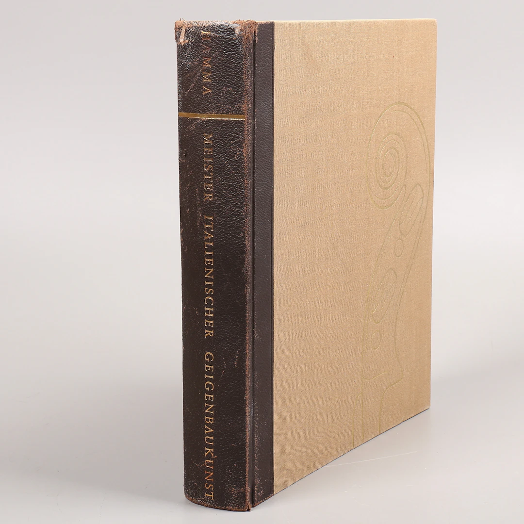 ITALIENISCHER GEIGENBAUKUNST, bok, Walter Hamma, 1971.