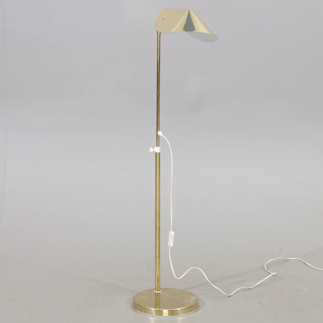 GOLVLAMPA, mässing, Aneta, 1900-talets andra hälft.