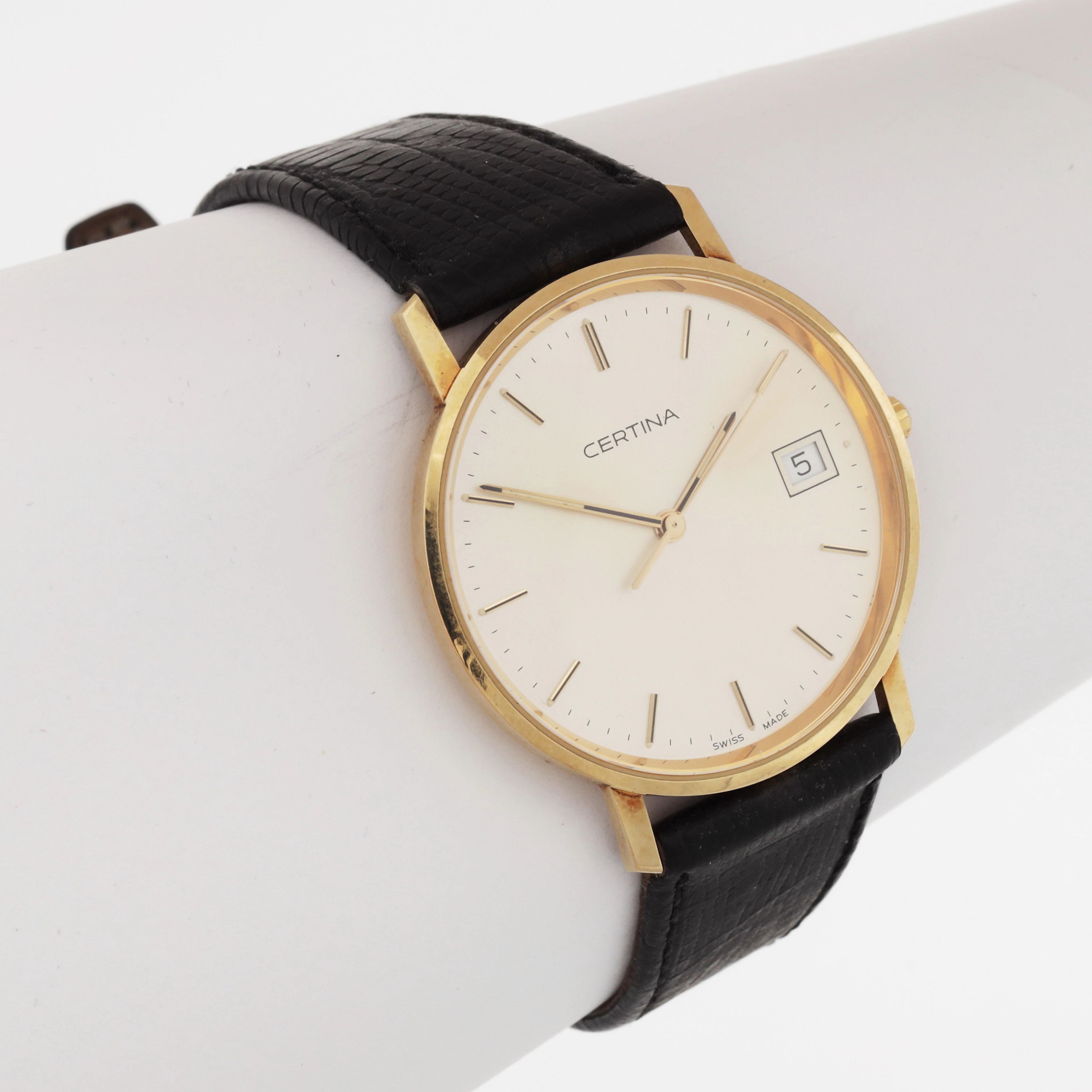 ARMBANDSUR, guld 14K, Certina, vikt 26 gram.