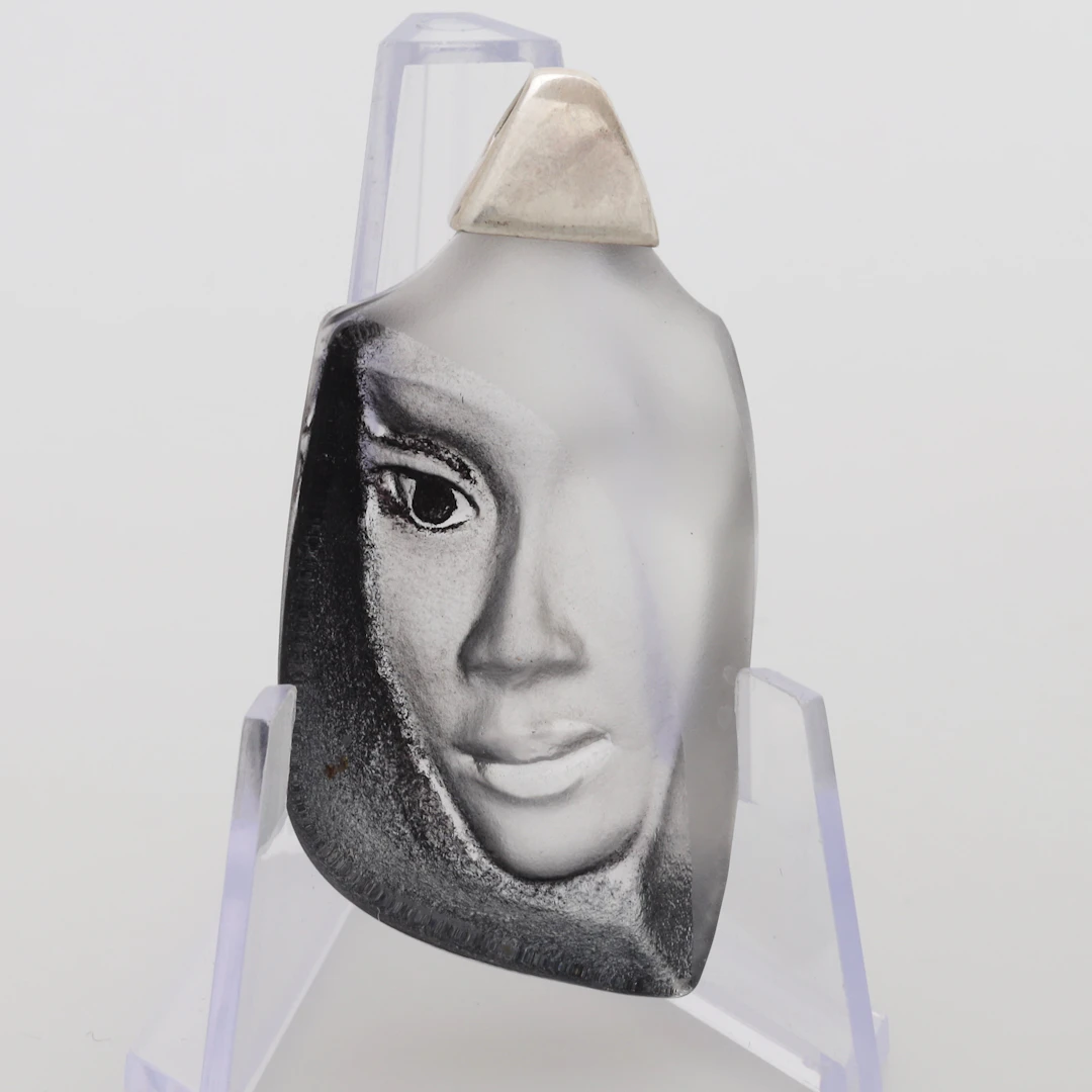 MATS JONASSON. Hänge, "Mazzai", silver/glas, Målerås, 2000-tal.