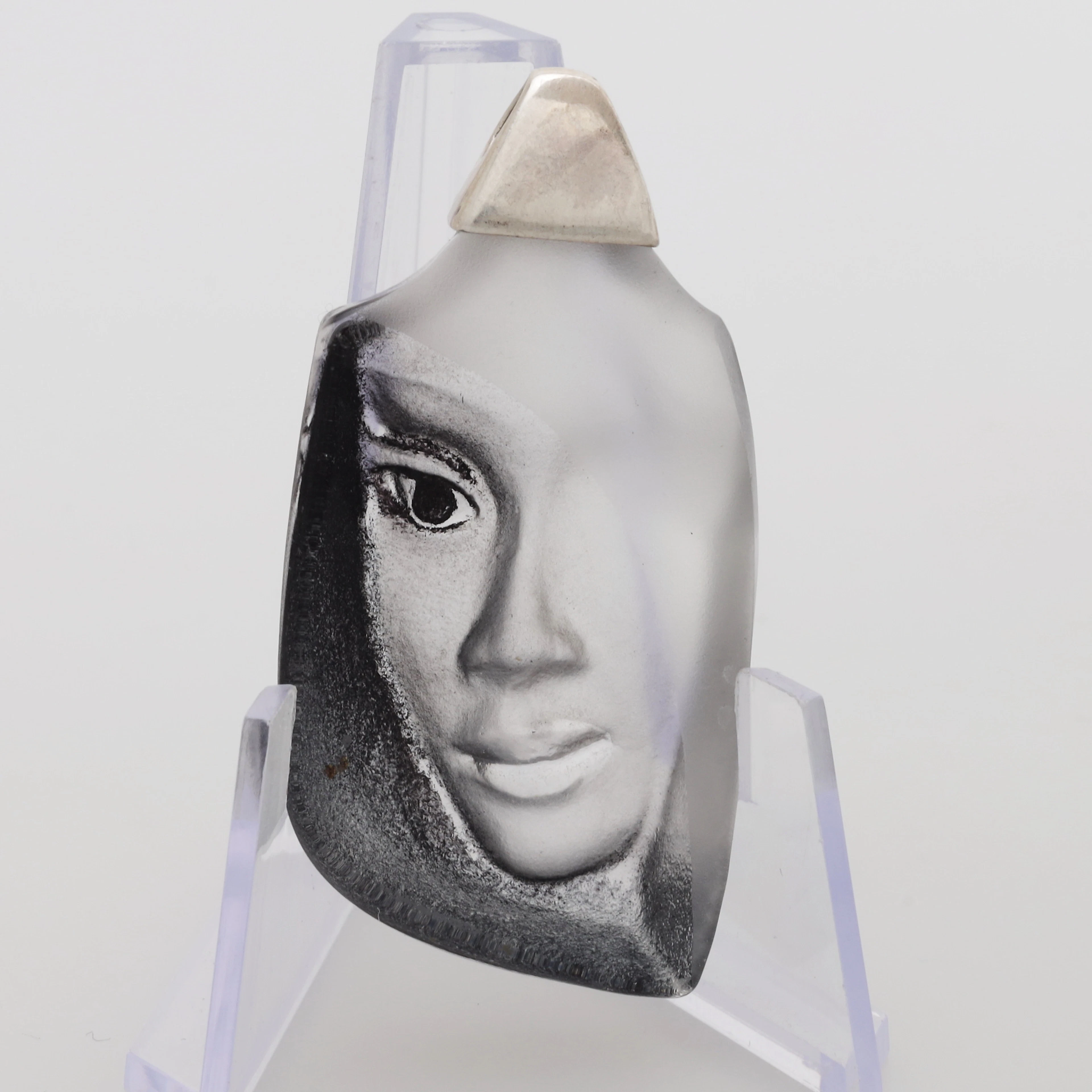 MATS JONASSON. Hänge, "Mazzai", silver/glas, Målerås, 2000-tal.