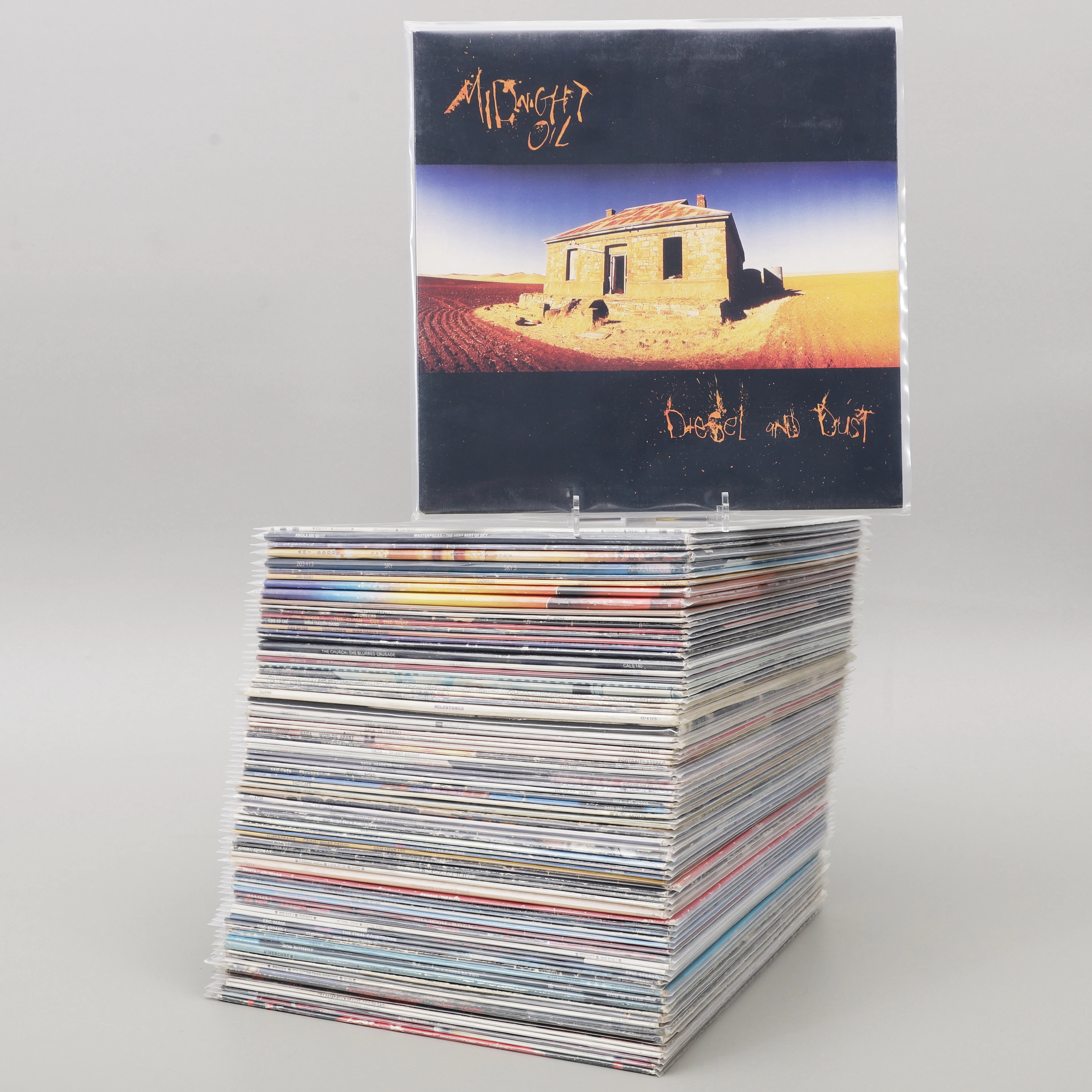 VINYLSKIVOR, ca 80 st LP-skivor.