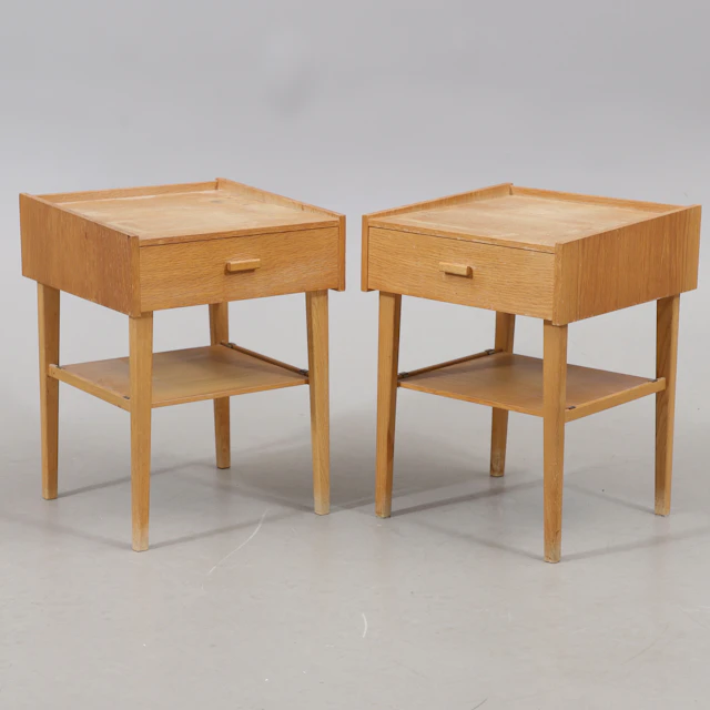 SÄNGBORD, ett par, teak, 1960-tal.