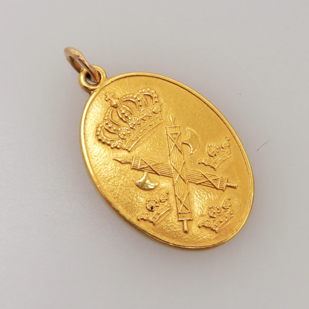 HÄNGE, guld 18k, Sporrong, Stockholm 1959, vikt 3,34 gram.