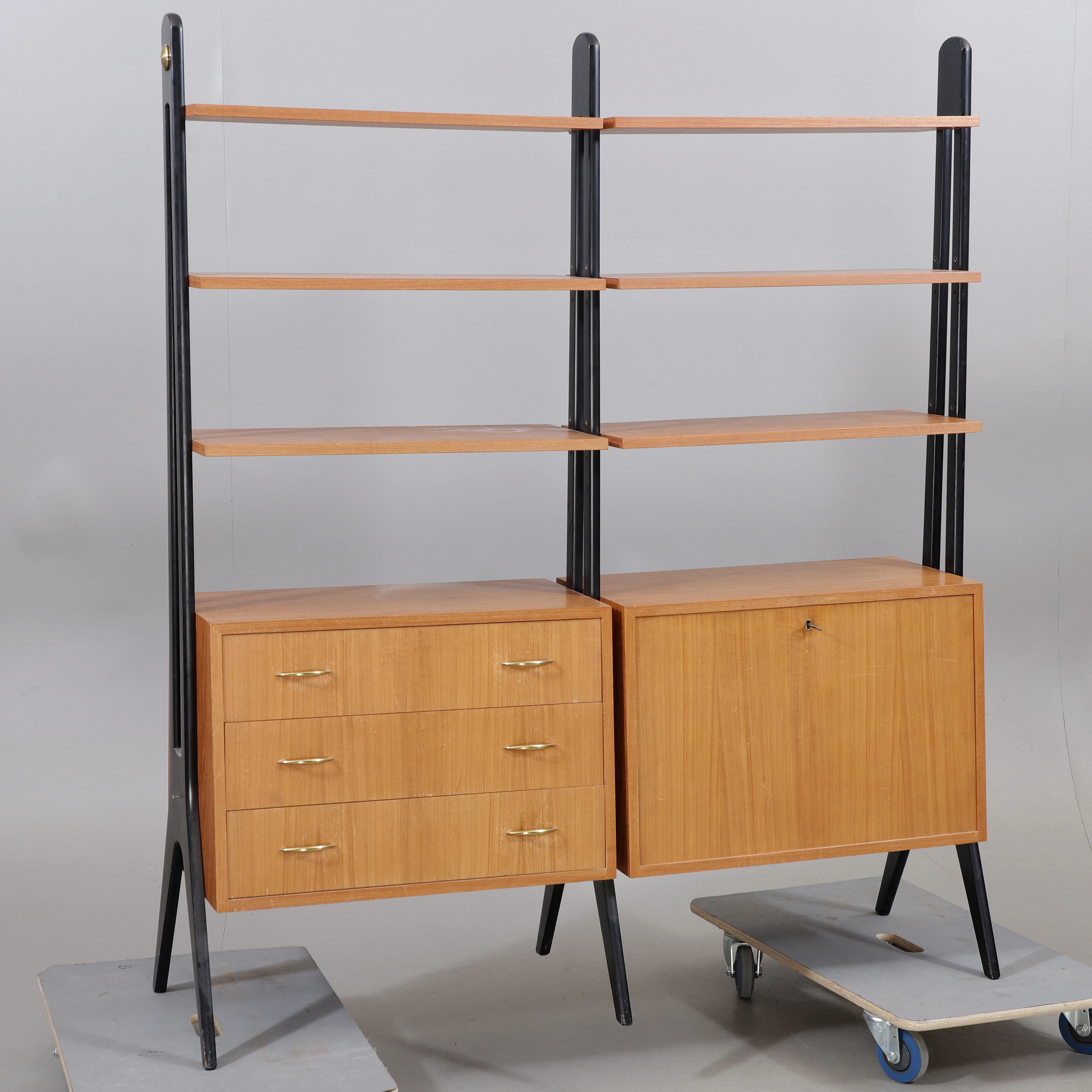 BOKHYLLA, teak, 1960-tal.