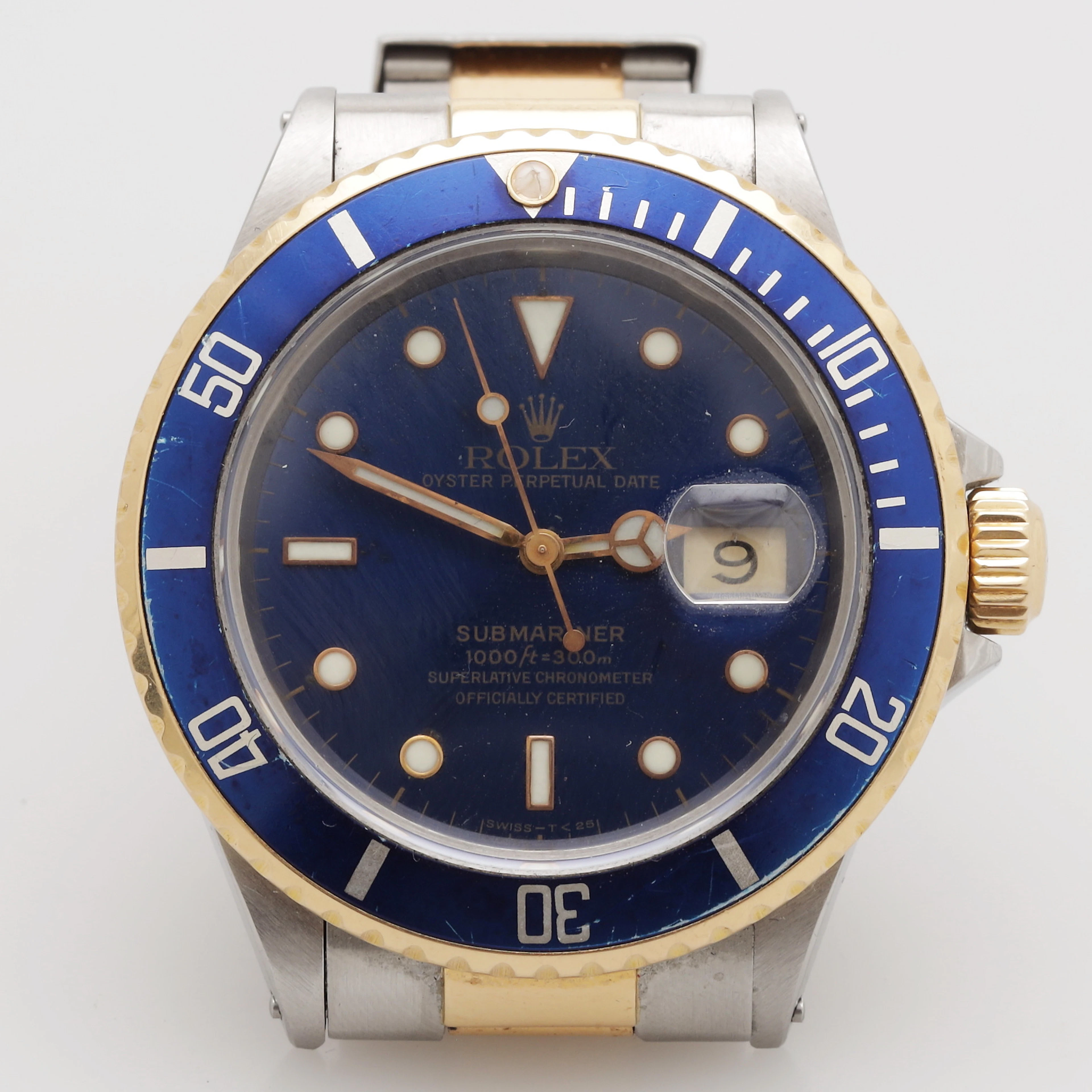 ARMBANDSUR, Rolex, Oyster Perpetual Date, Submariner, guld 18 k/stål, 1987.