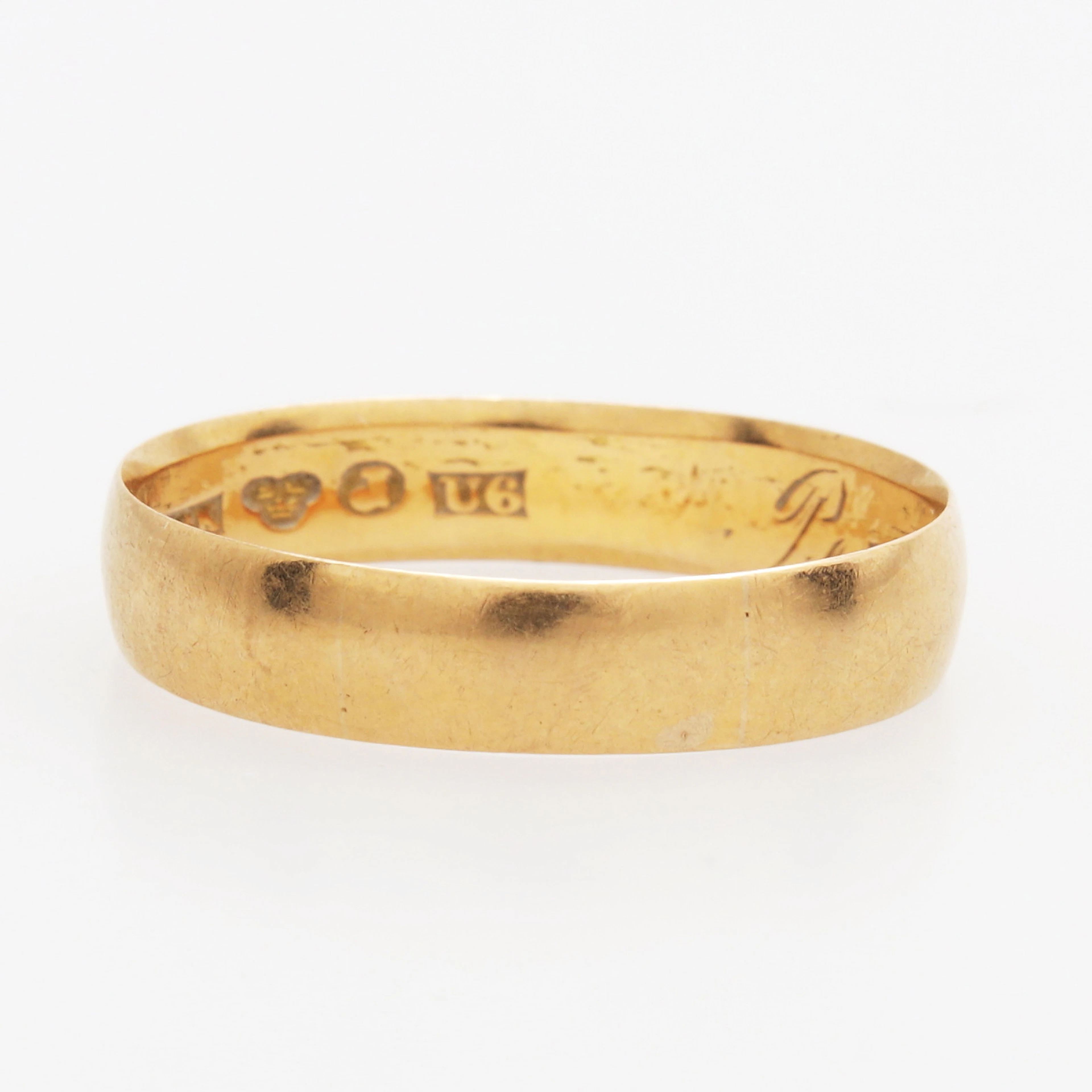 RING, guld 18k, Claes Peter Hedin, Jönköping 1898, vikt 2,81 gram.