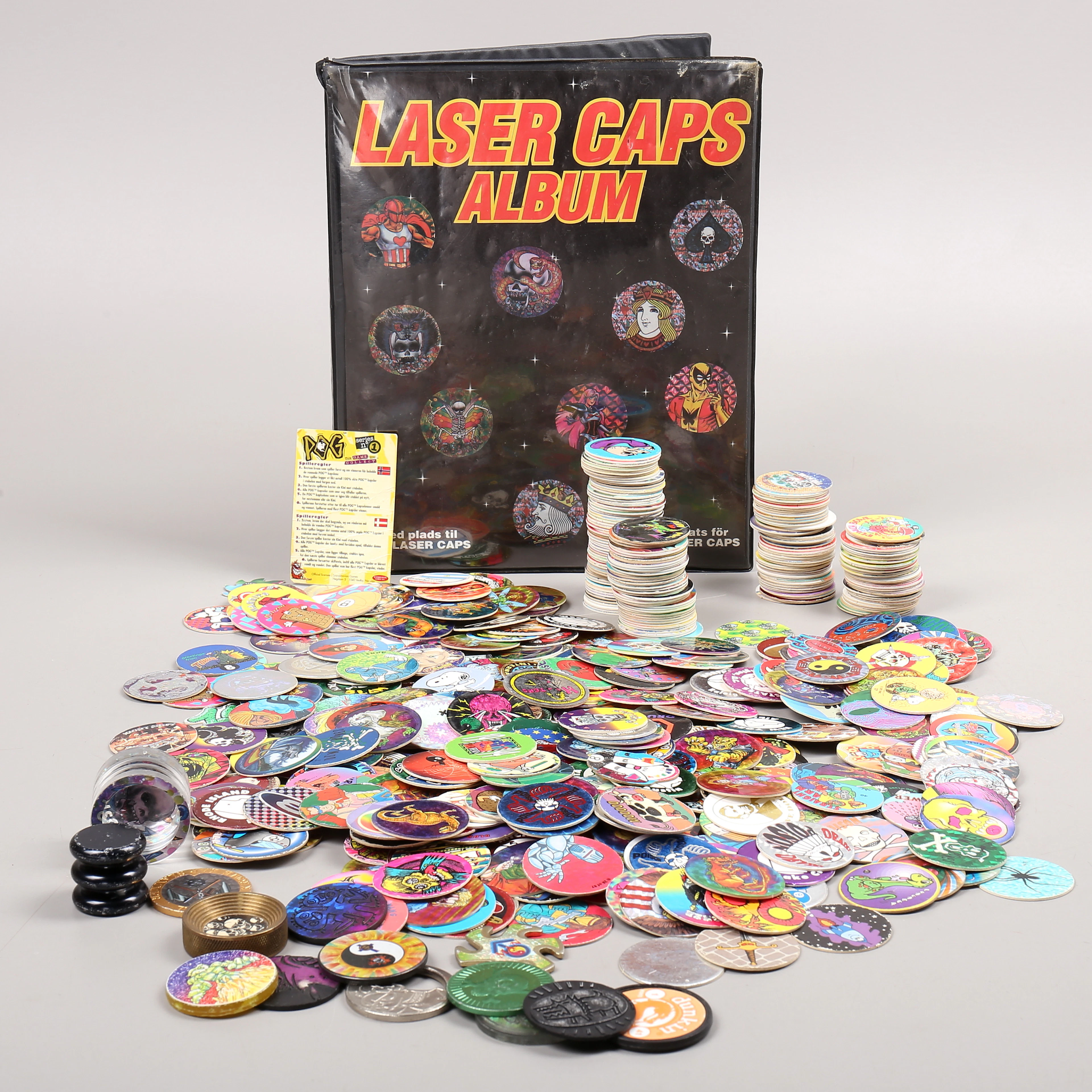 POGS/LASERCAPS, ca 561 st, 1980/90-tal.