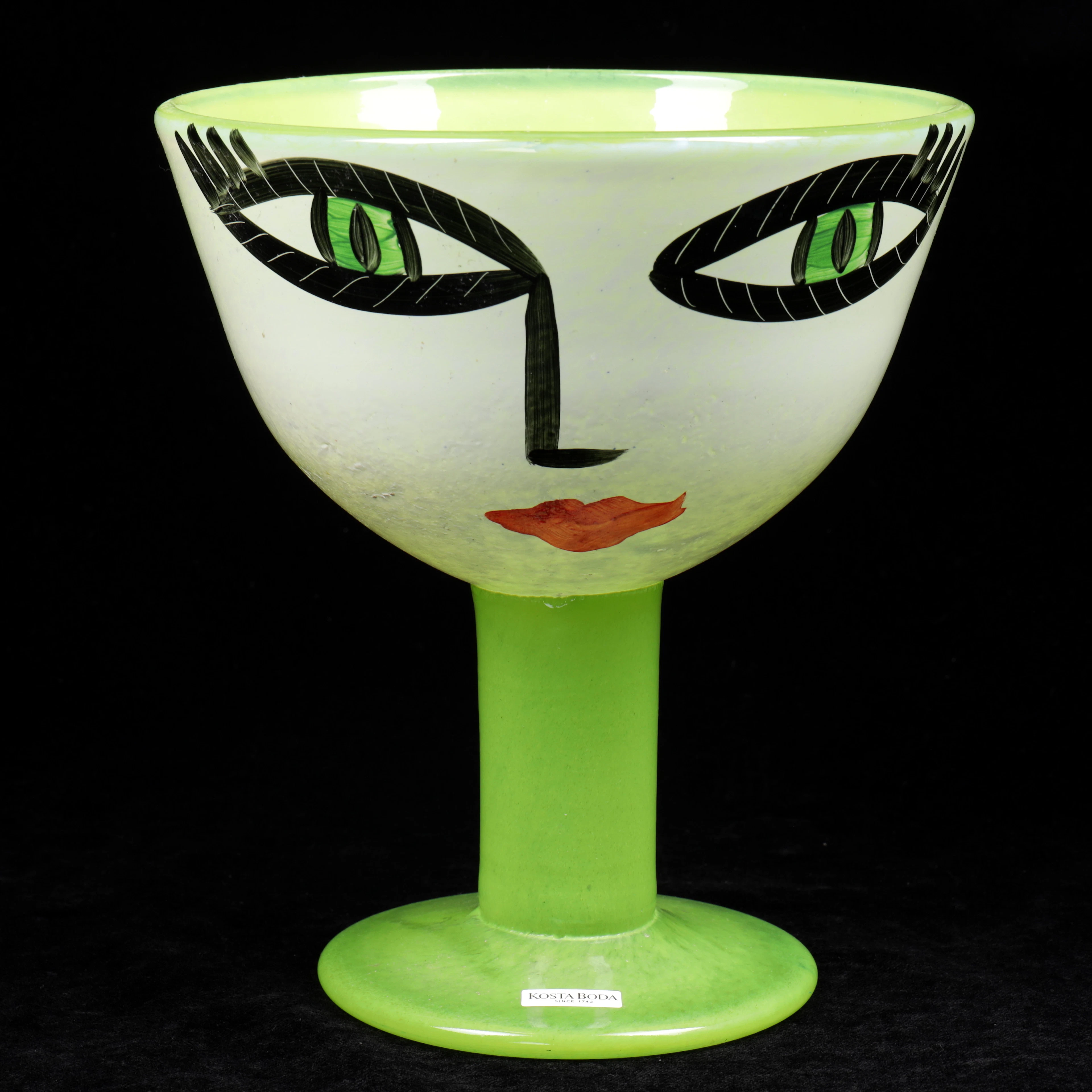 ULRICA HYDMAN-VALLIEN. Skål, glas, Kosta Boda.