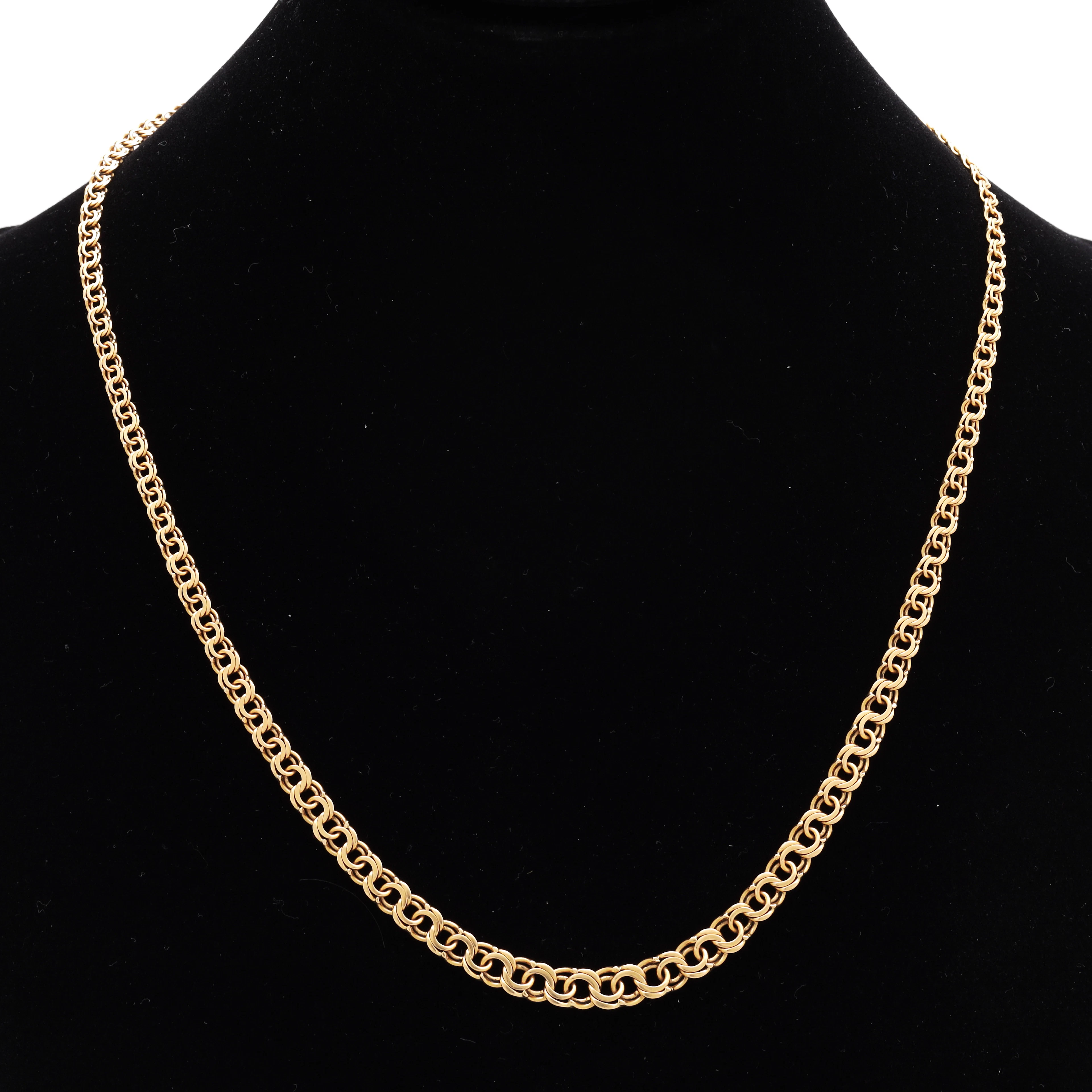 HALSBAND, guld 18k, doserad bismarck, 1956, vikt 13,01 gram.