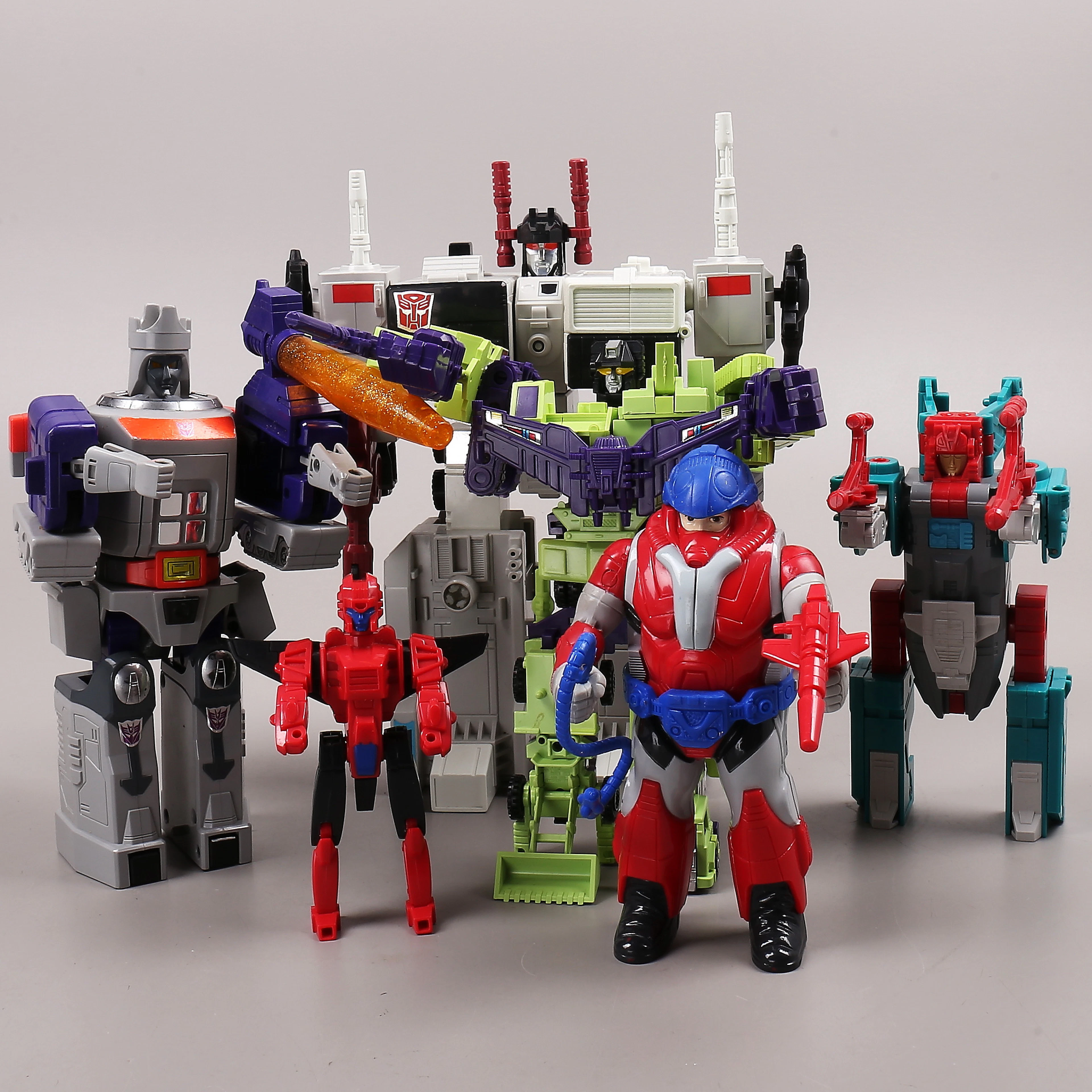 TRANSFORMERS, 6 st, Hasbro, 1980-tal.