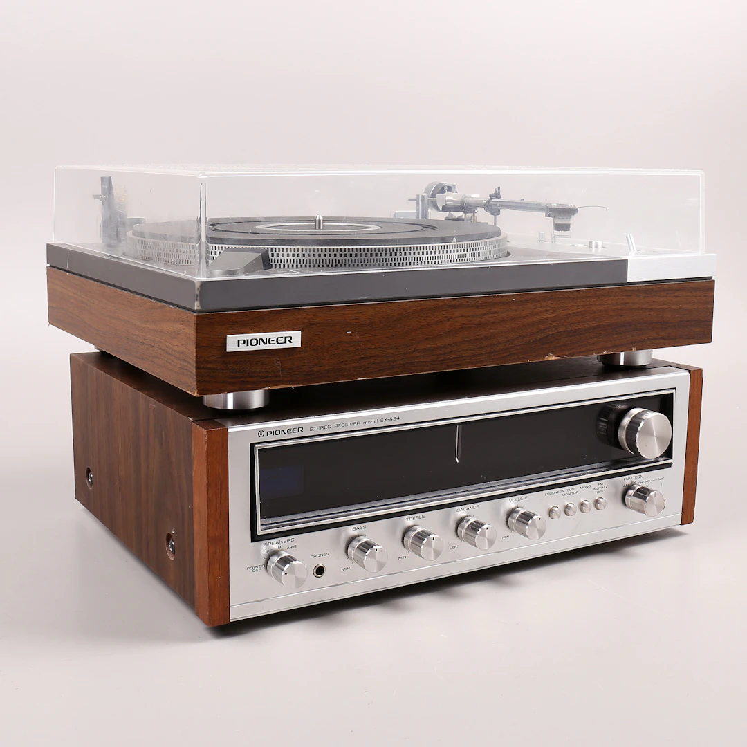 SKIVSPELARE OCH FÖRSTÄRKARE, Pioneer, 1970-tal.