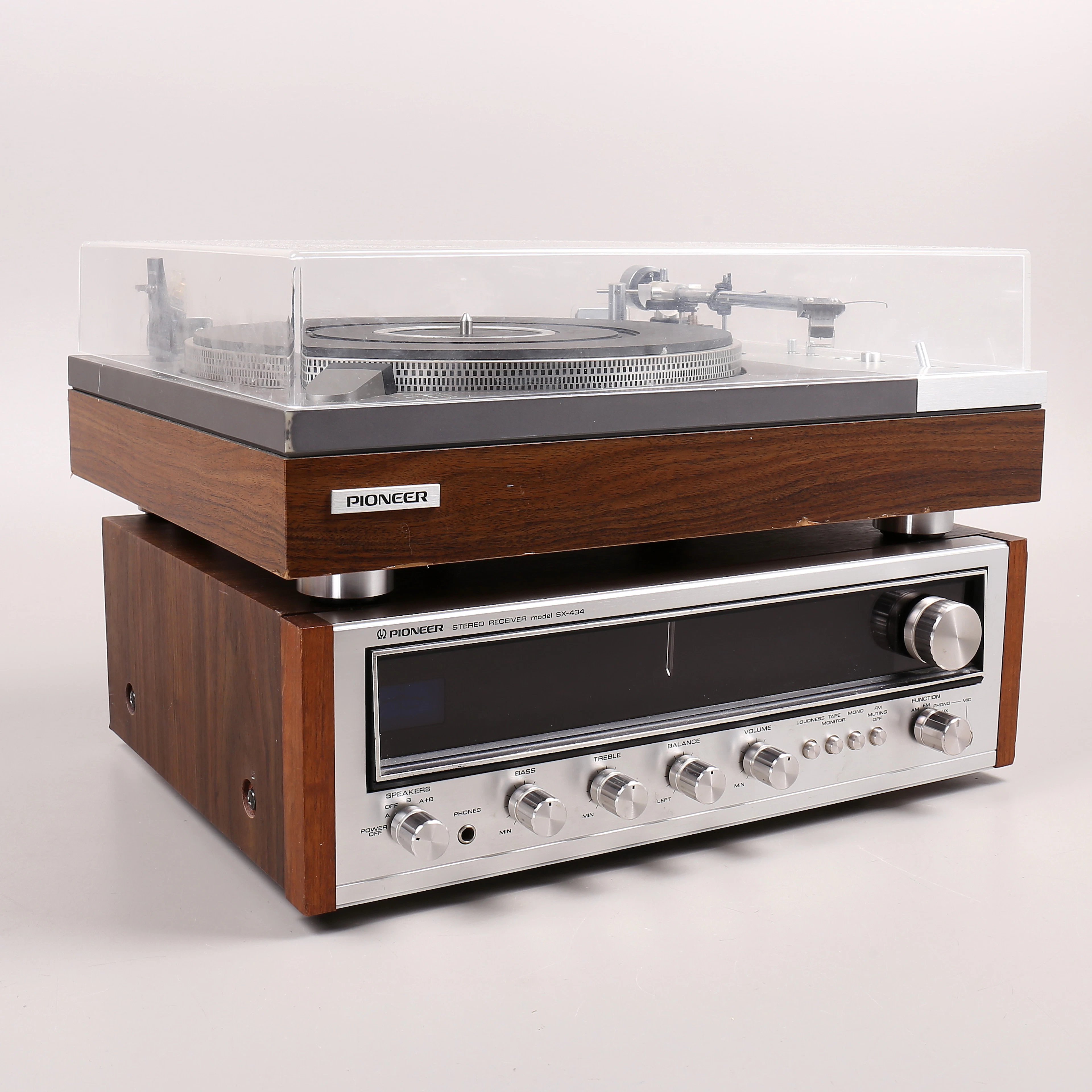 SKIVSPELARE OCH FÖRSTÄRKARE, Pioneer, 1970-tal.