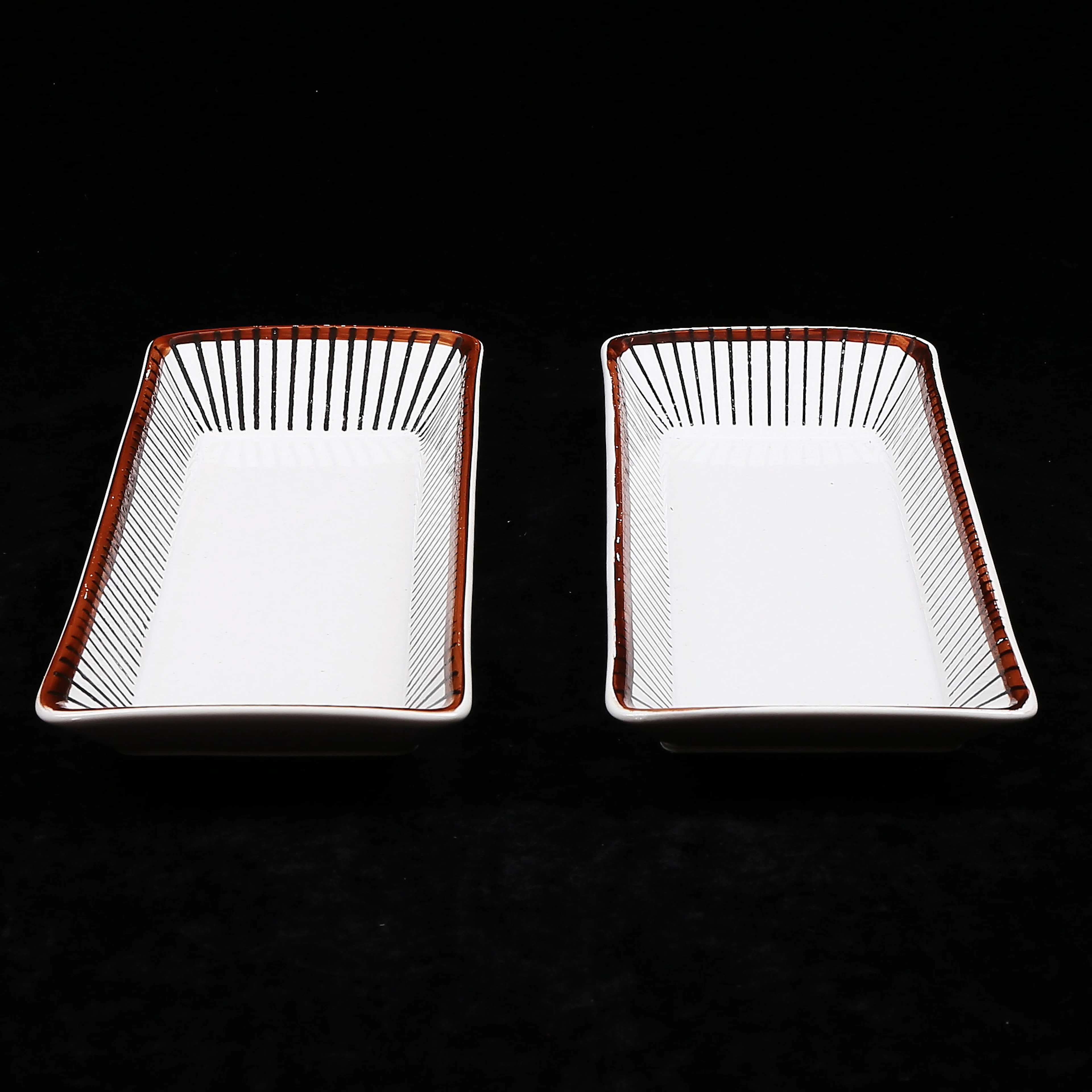 STIG LINDBERG. "Spisa Ribb", fat, 2 st, Gustavsberg.