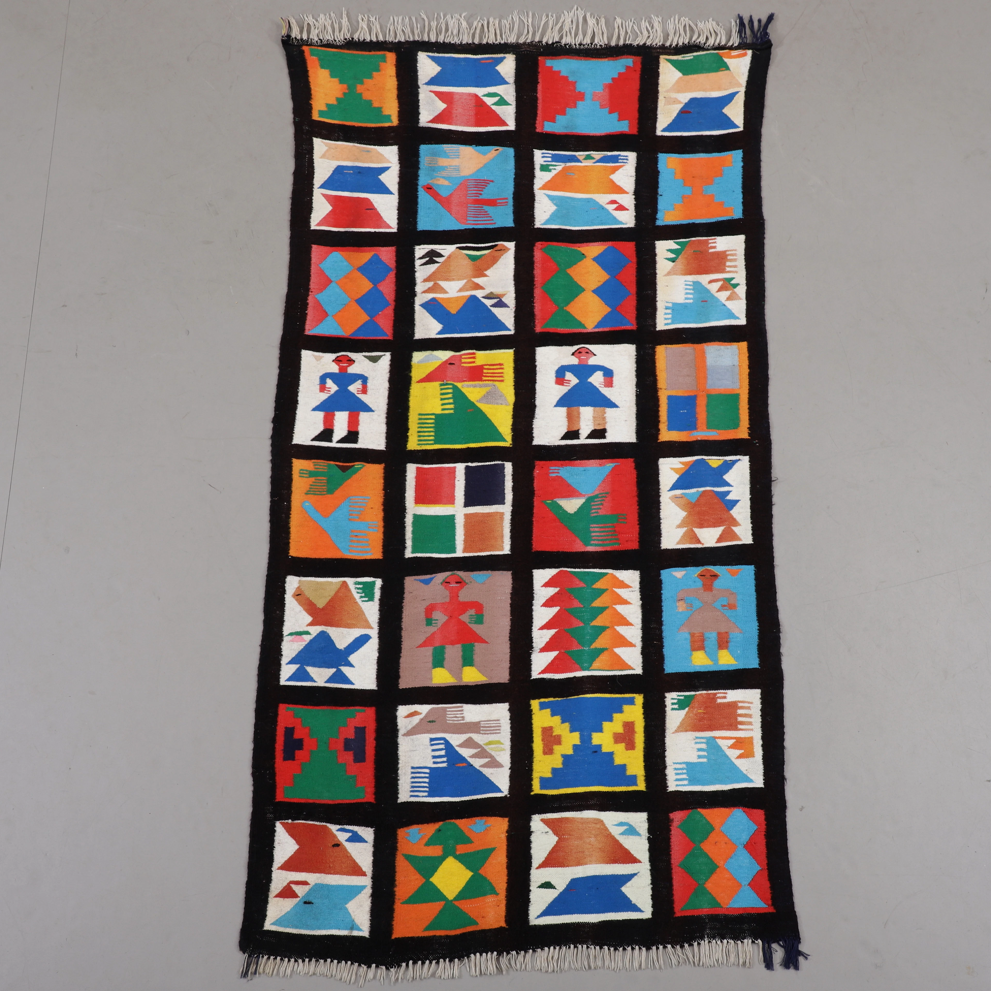 MATTA/BONAD, Kelim, Tunisien, 170 x 92 cm.