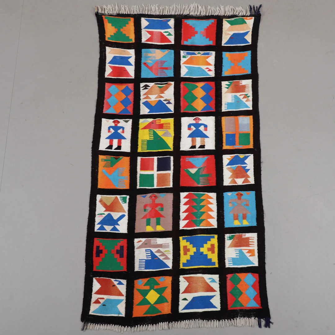 MATTA/BONAD, Kelim, Tunisien, 170 x 92 cm.