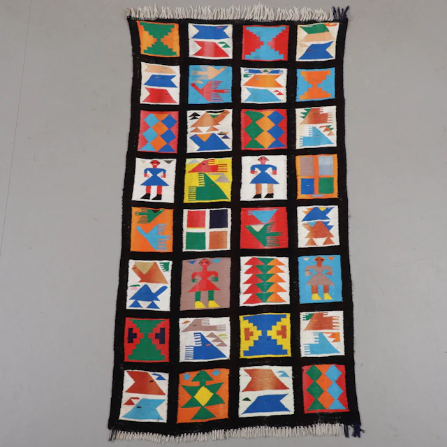 MATTA/BONAD, Kelim, Tunisien, 170 x 92 cm.