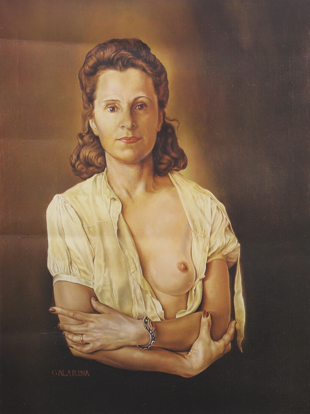 SALVADOR DALI. "Galarina", plansch.
