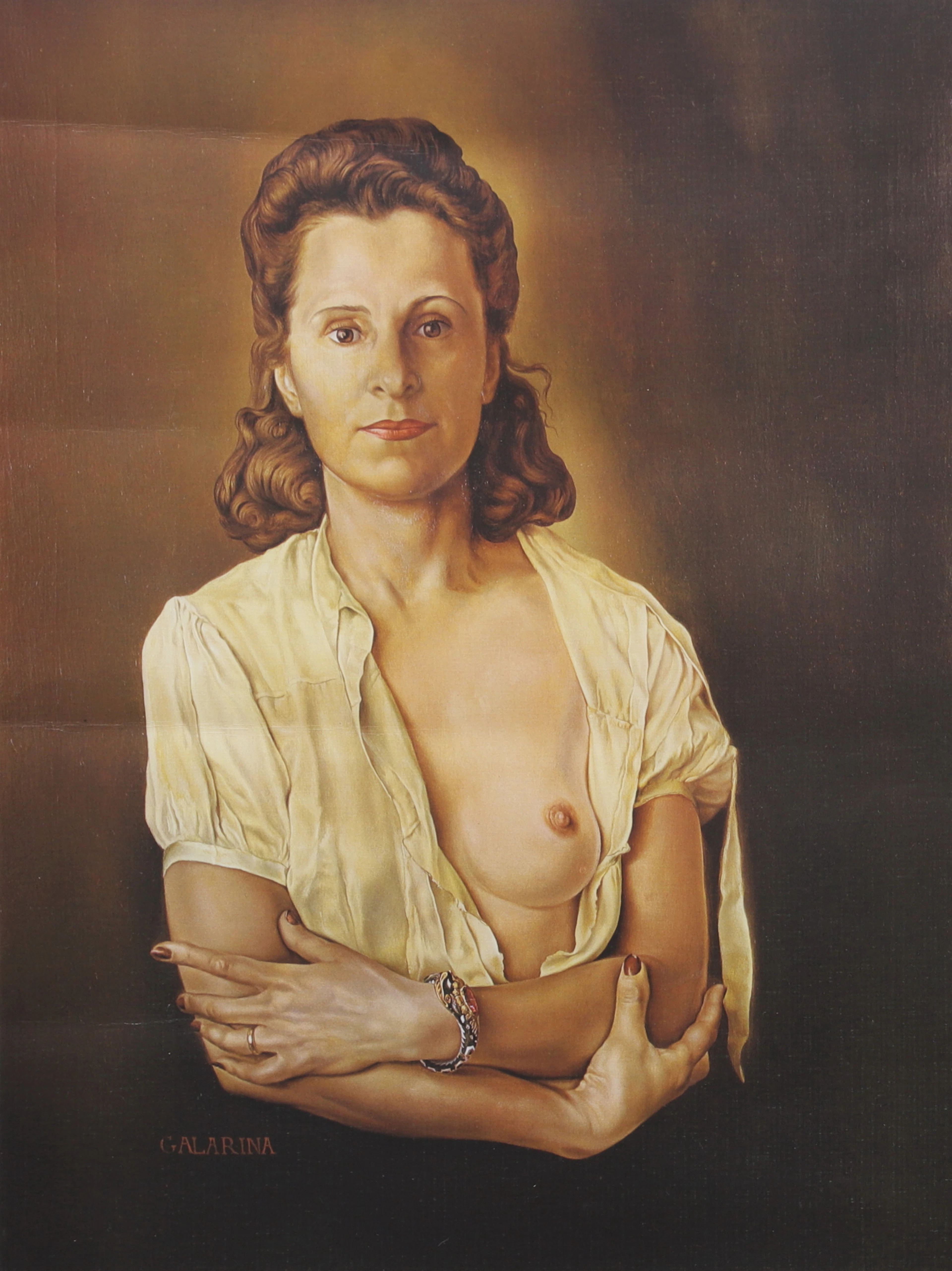 SALVADOR DALI. "Galarina", plansch.