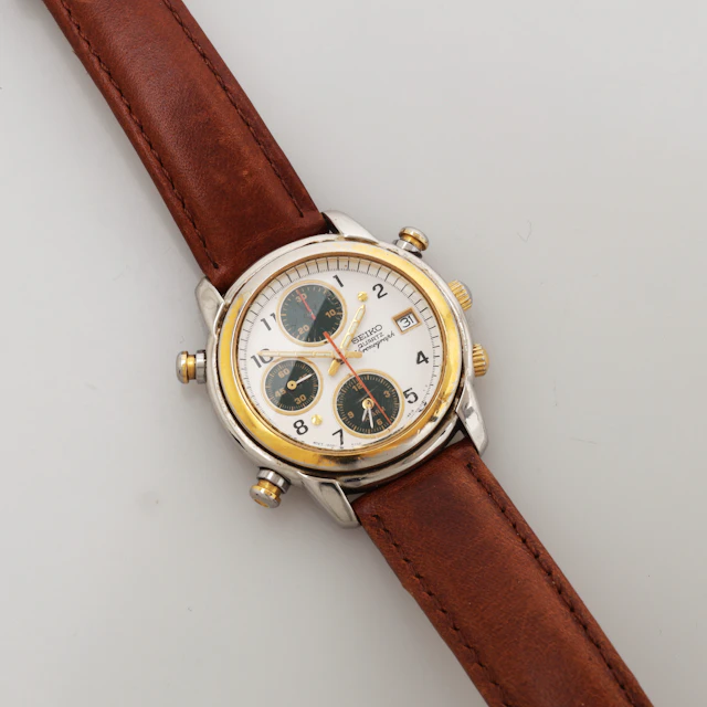 ARMBANDSUR, Seiko Quartz Chronograph.