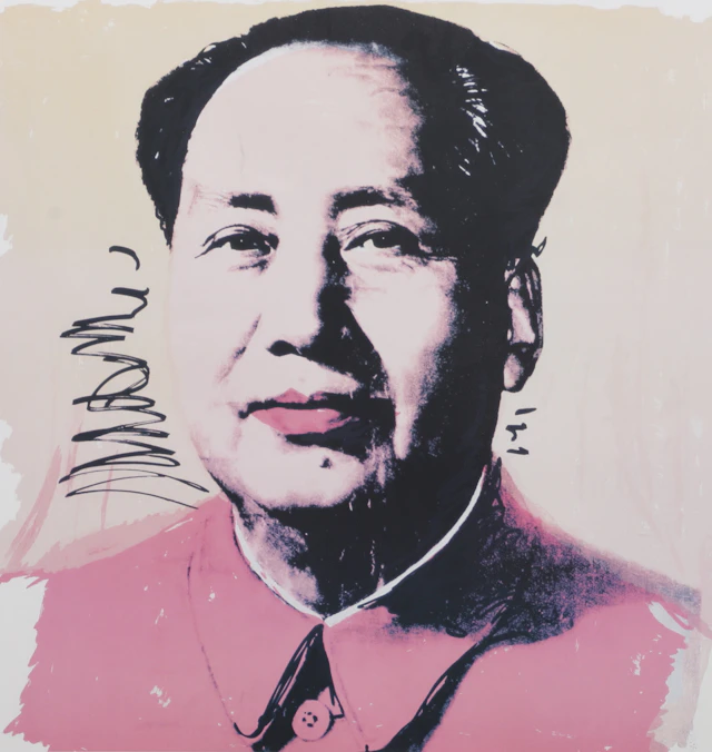 ANDY WARHOL. "Mao", tryck.