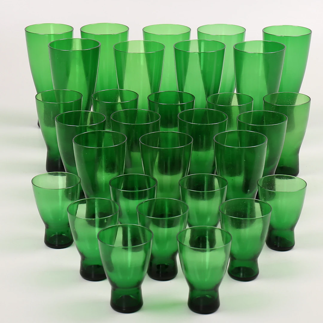 GUNNAR ANDER. Glas, 30 stycken, Lindshammar.