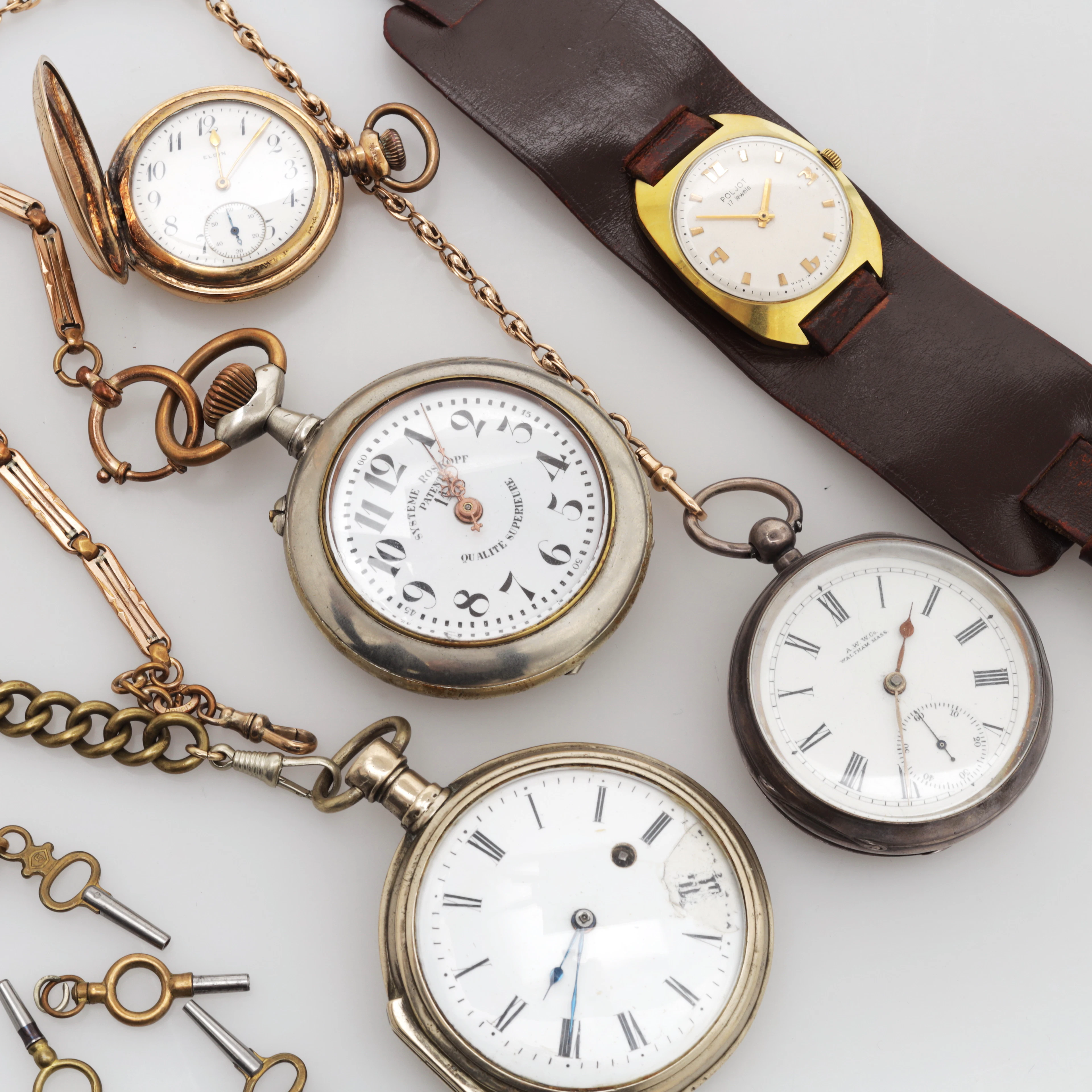 FICKUR, 4 st, samt ARMBANDSUR.