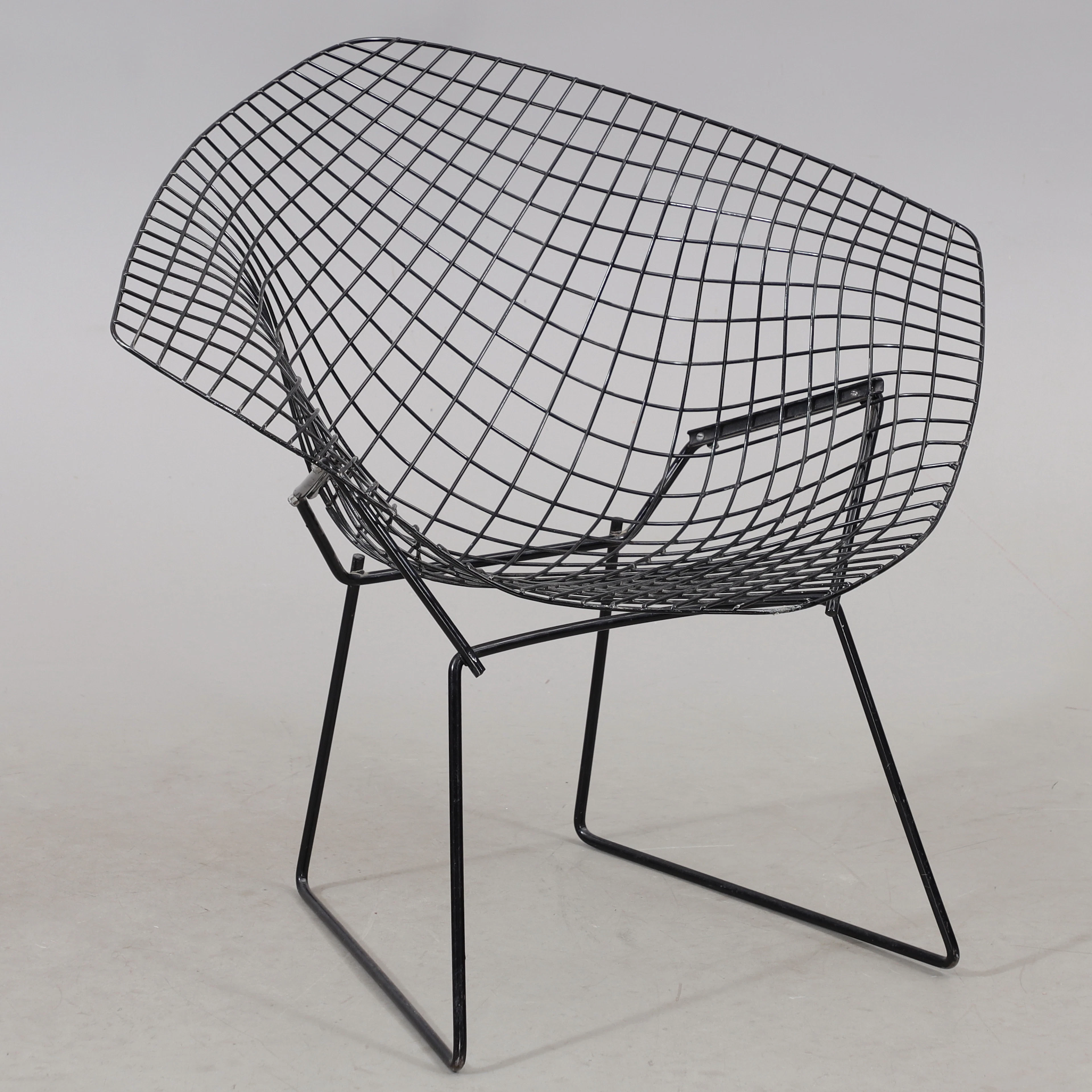 HARRY BERTOIA. Stol, "Diamond Chair", 1900-talets andra hälft.