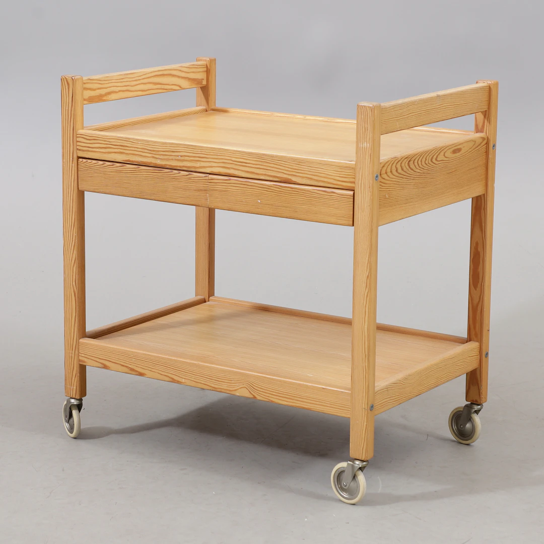 SERVERINGSVAGN, furu, "Pinje", Ikea, 1970-tal.