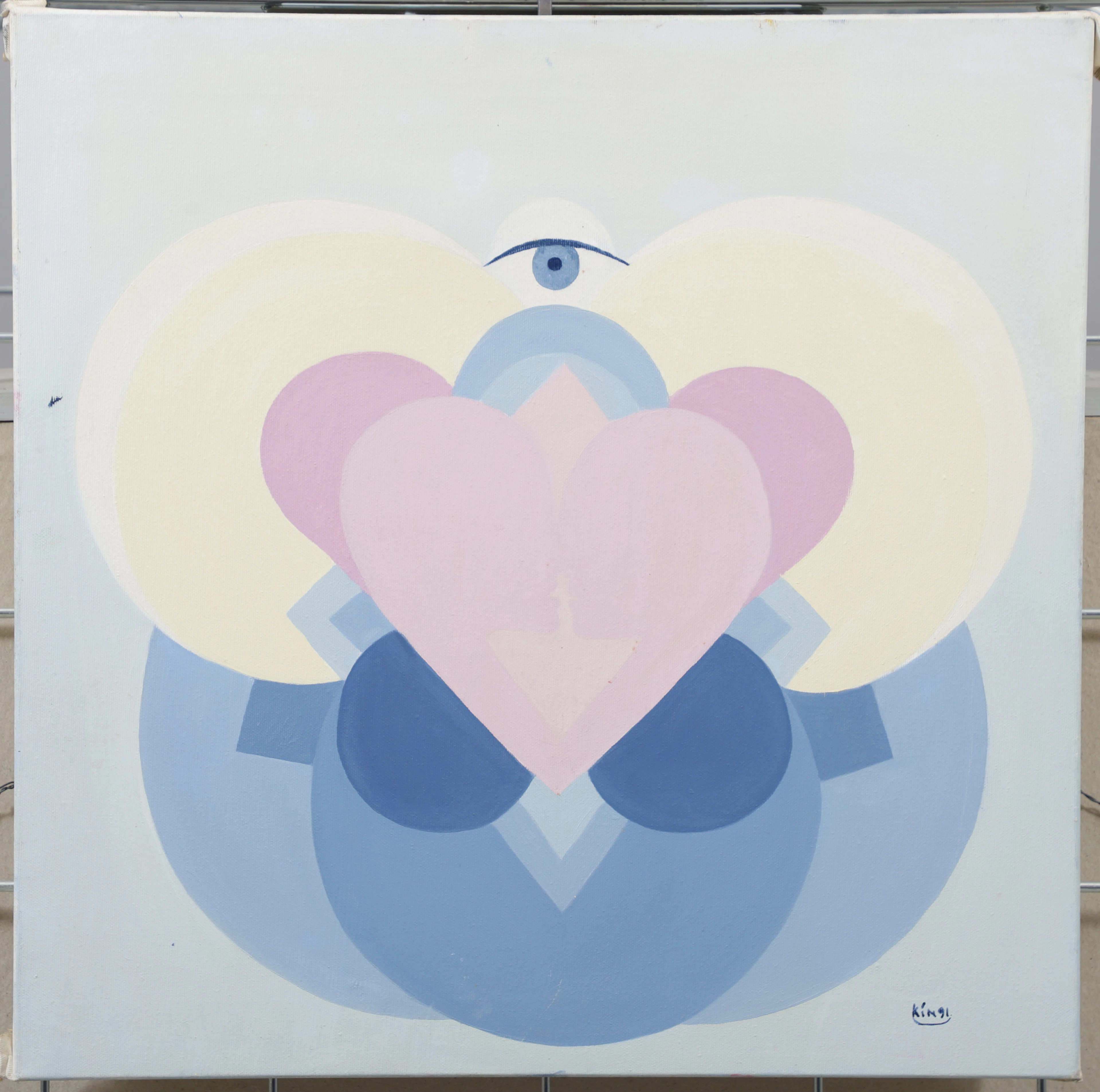 CHRISTIN OHLIN (1946-2025). "Manifestation of life", olja på duk