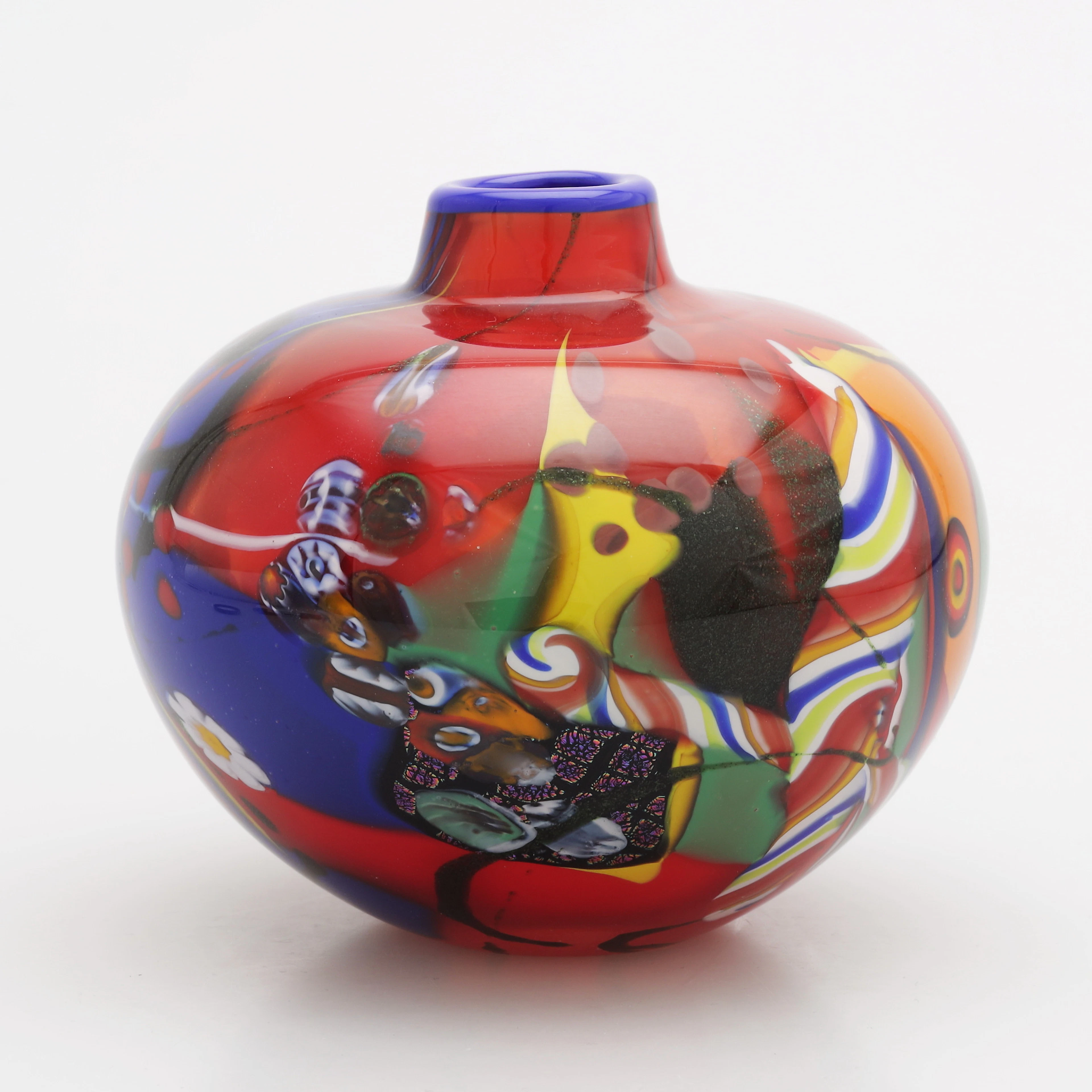 JAN-ERIK RITZMAN. Vas, glas, Transjö, signerad.