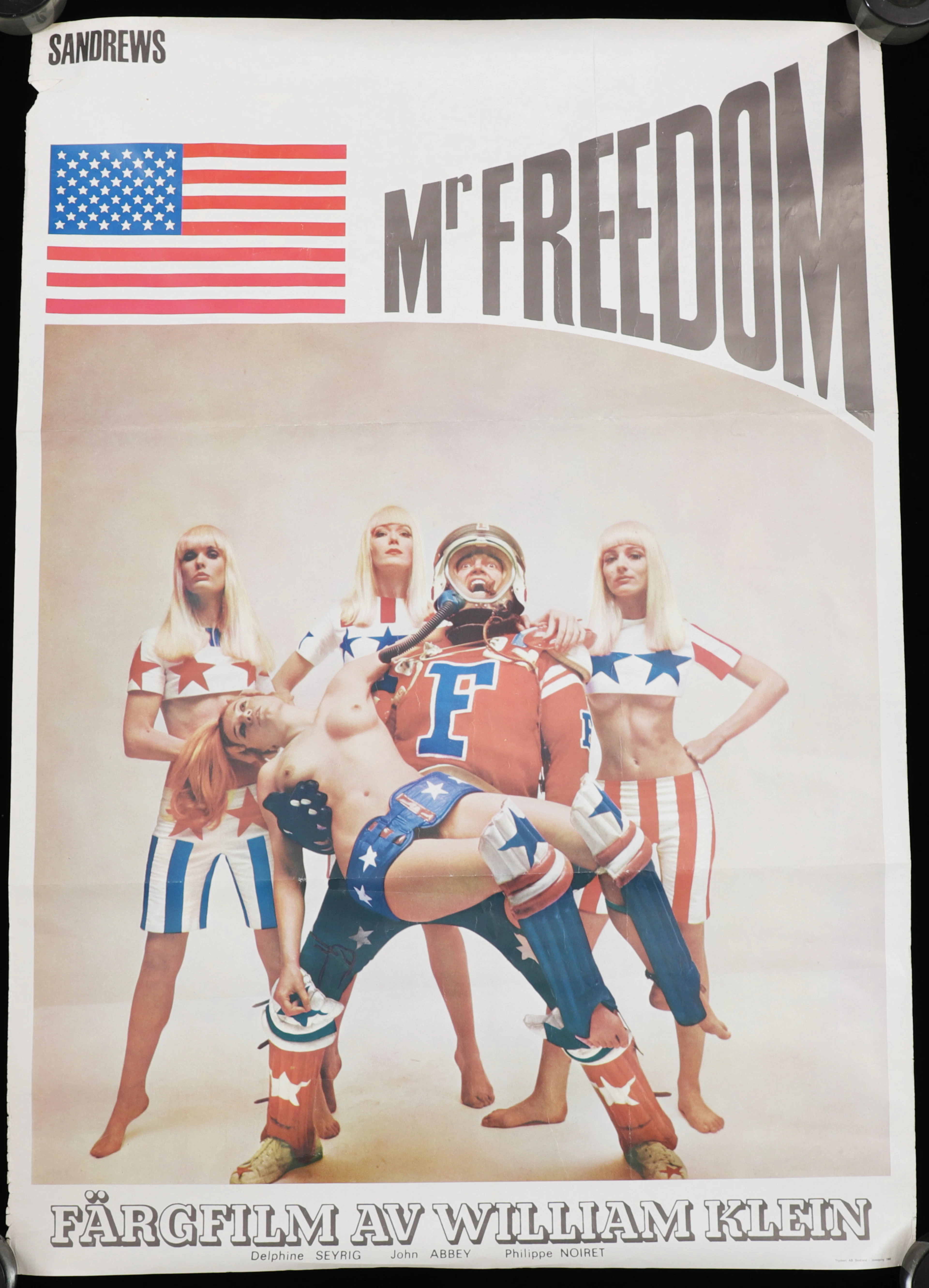 FILMAFFISCH, "Mr Freedom" av William Klein.