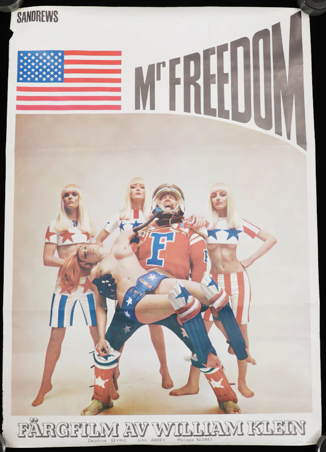 FILMAFFISCH, "Mr Freedom" av William Klein.