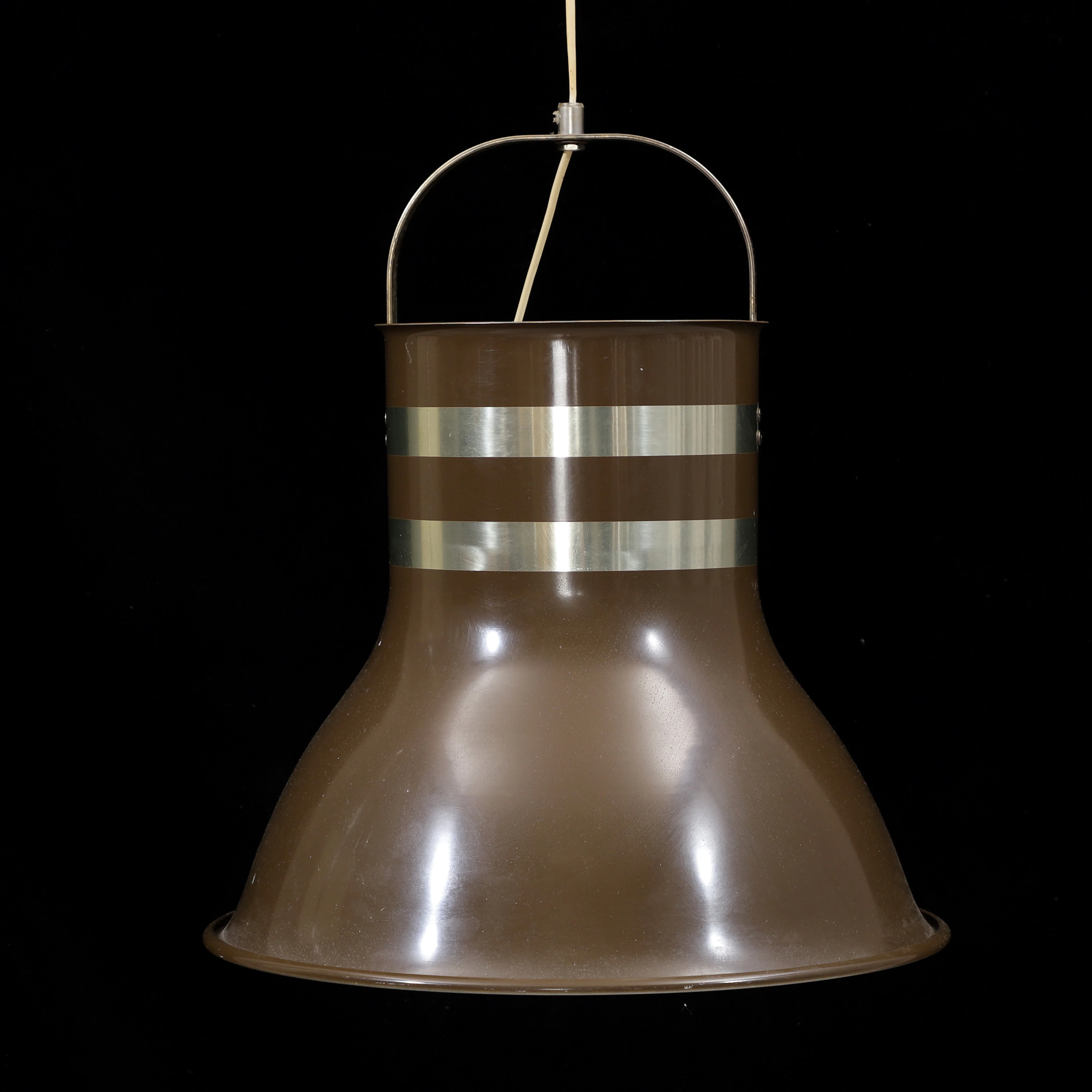 PER SUNDSTEDT. Taklampa, plåt, "Hinken", Kosta lampan, 1970-tal.