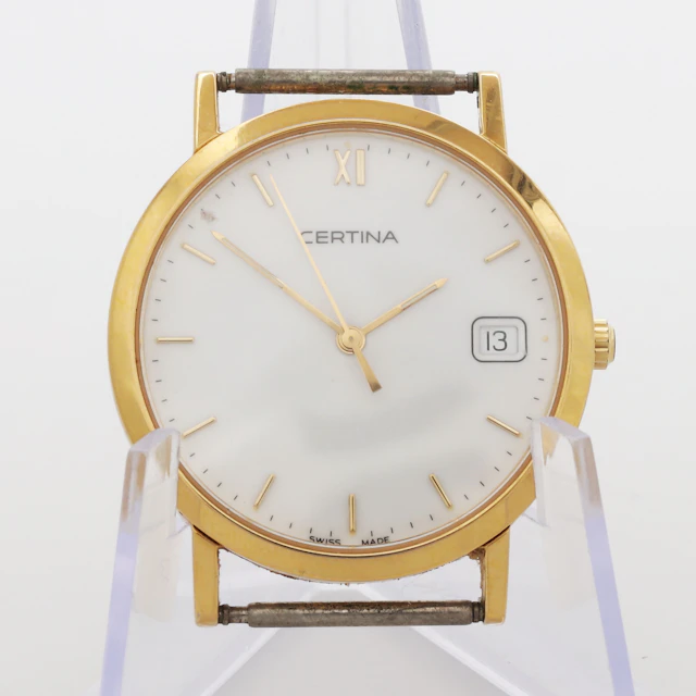 ARMBANDSUR, Certina, guld på stål.
