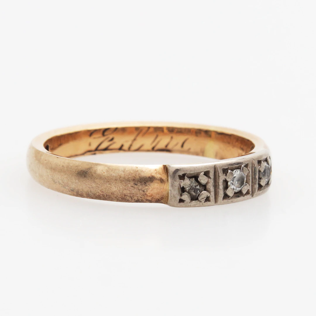 RING, guld 18k, Carl Nygren, Karlskrona 1928, vikt 4,48 gram.