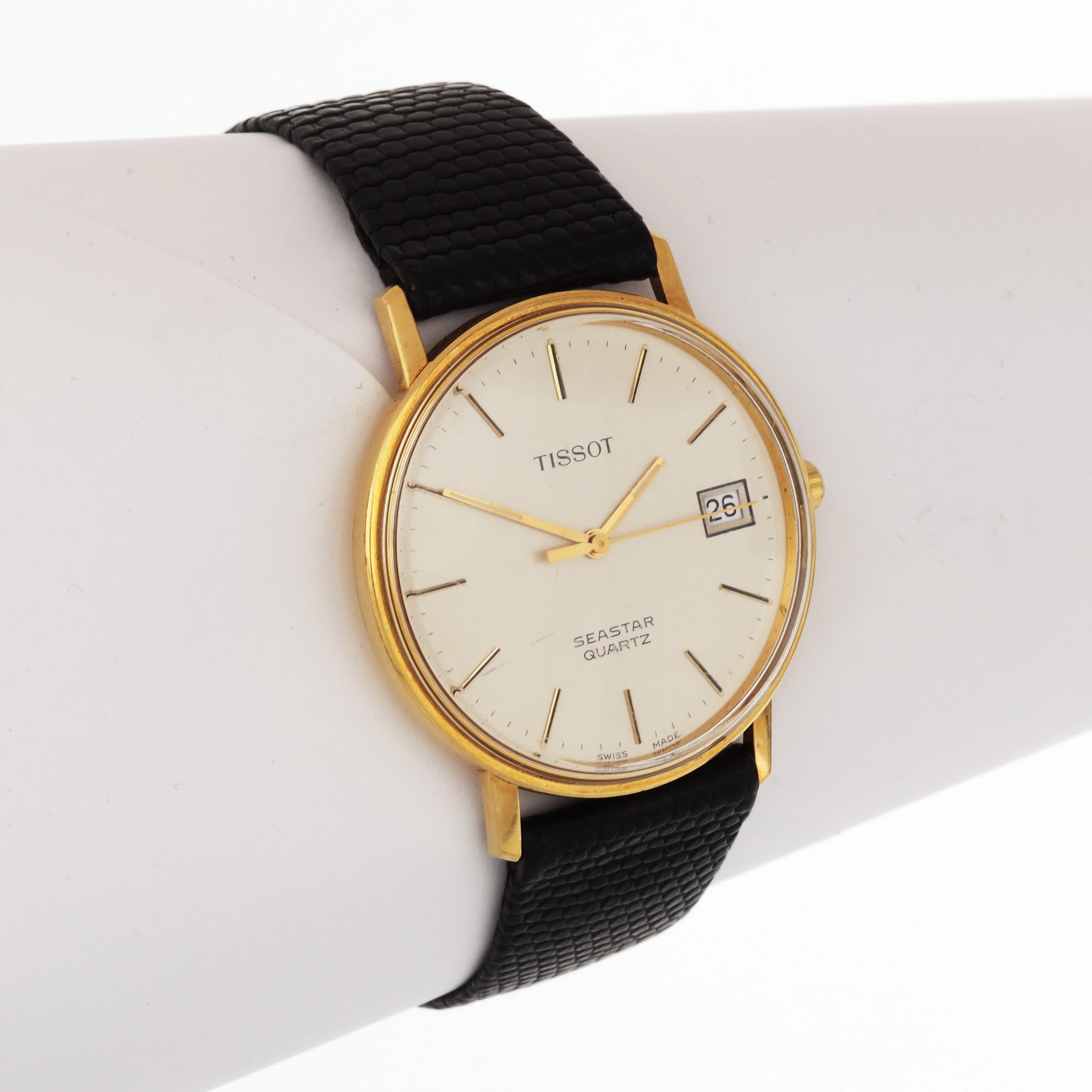 ARMBANDSUR, boett guld 18k, Tissot Seastar Quartz.