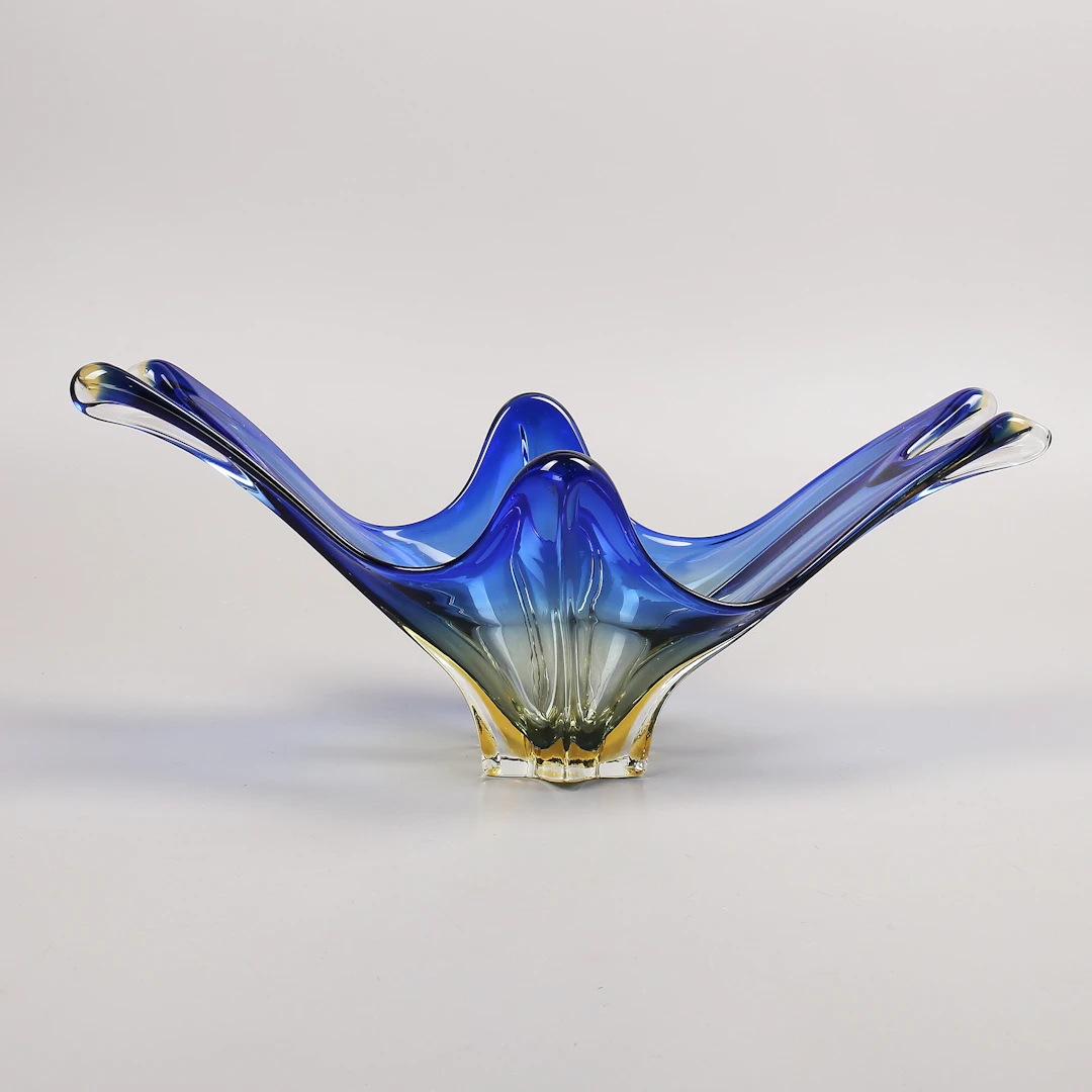 SKÅL, glas, Murano, Italien, 1900-talets andra hälft.