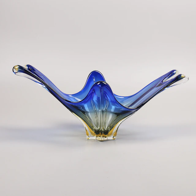 SKÅL, glas, Murano, Italien, 1900-talets andra hälft.