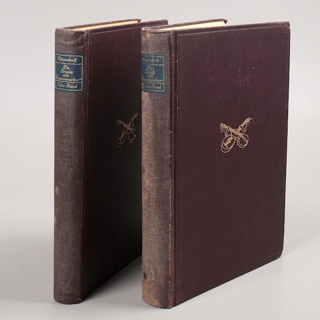 DIE GEIGEN UND LAUTENMACHER, 2 st böcker, Lütgendorff, 1922.