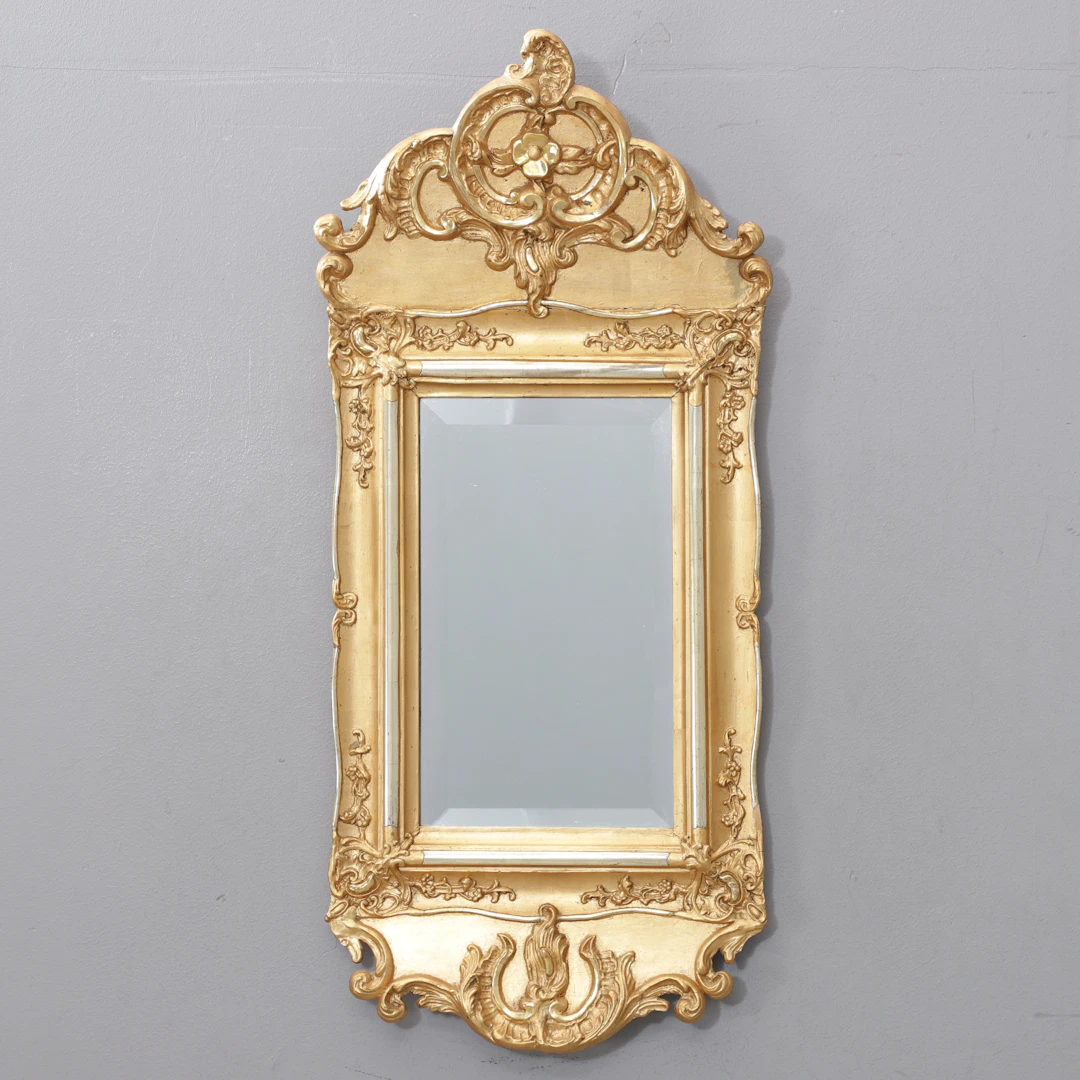 SPEGEL, förgylld, 1800-tal.