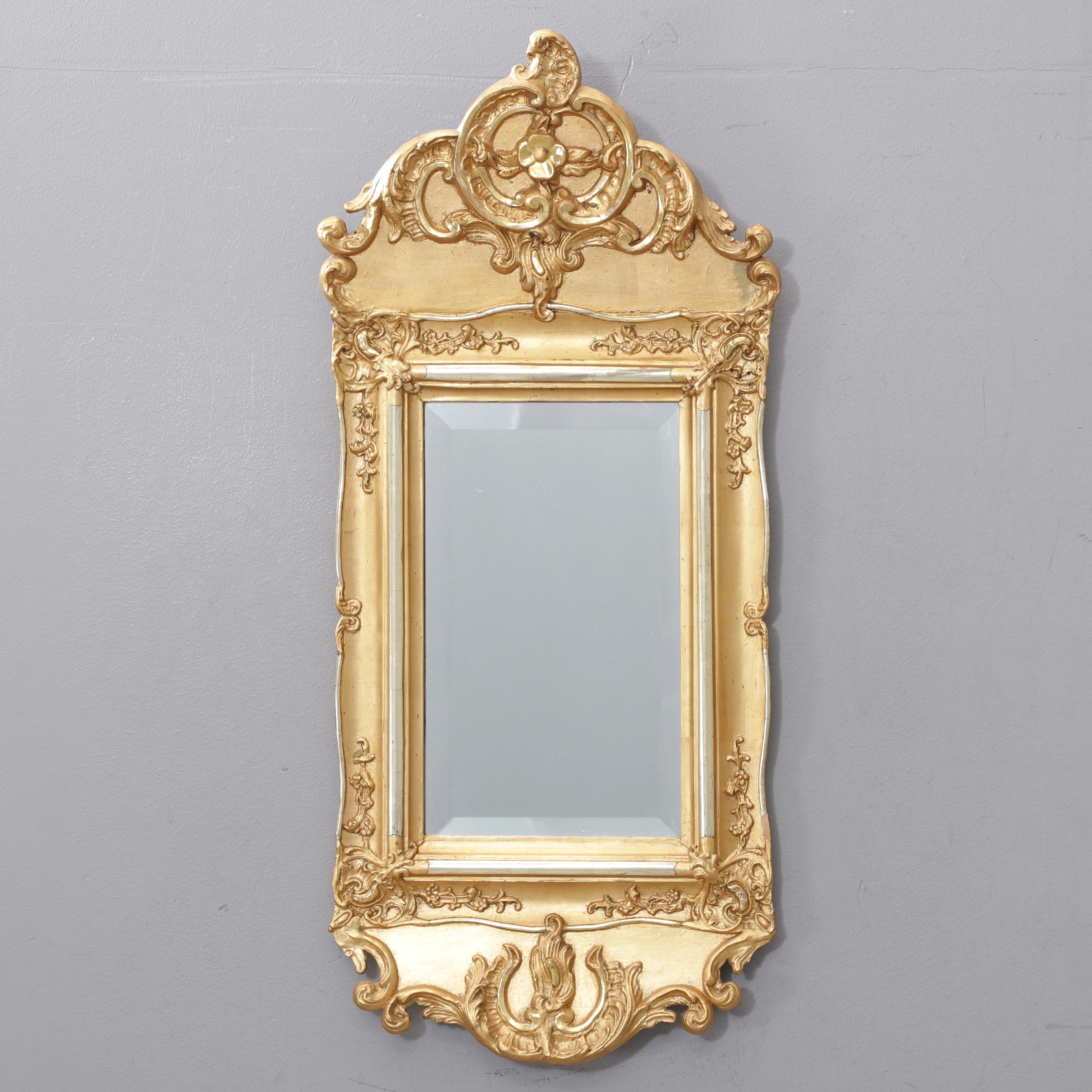 SPEGEL, förgylld, 1800-tal.