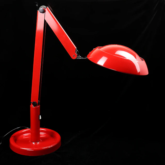 BORDSLAMPA, plast, 1970-tal.