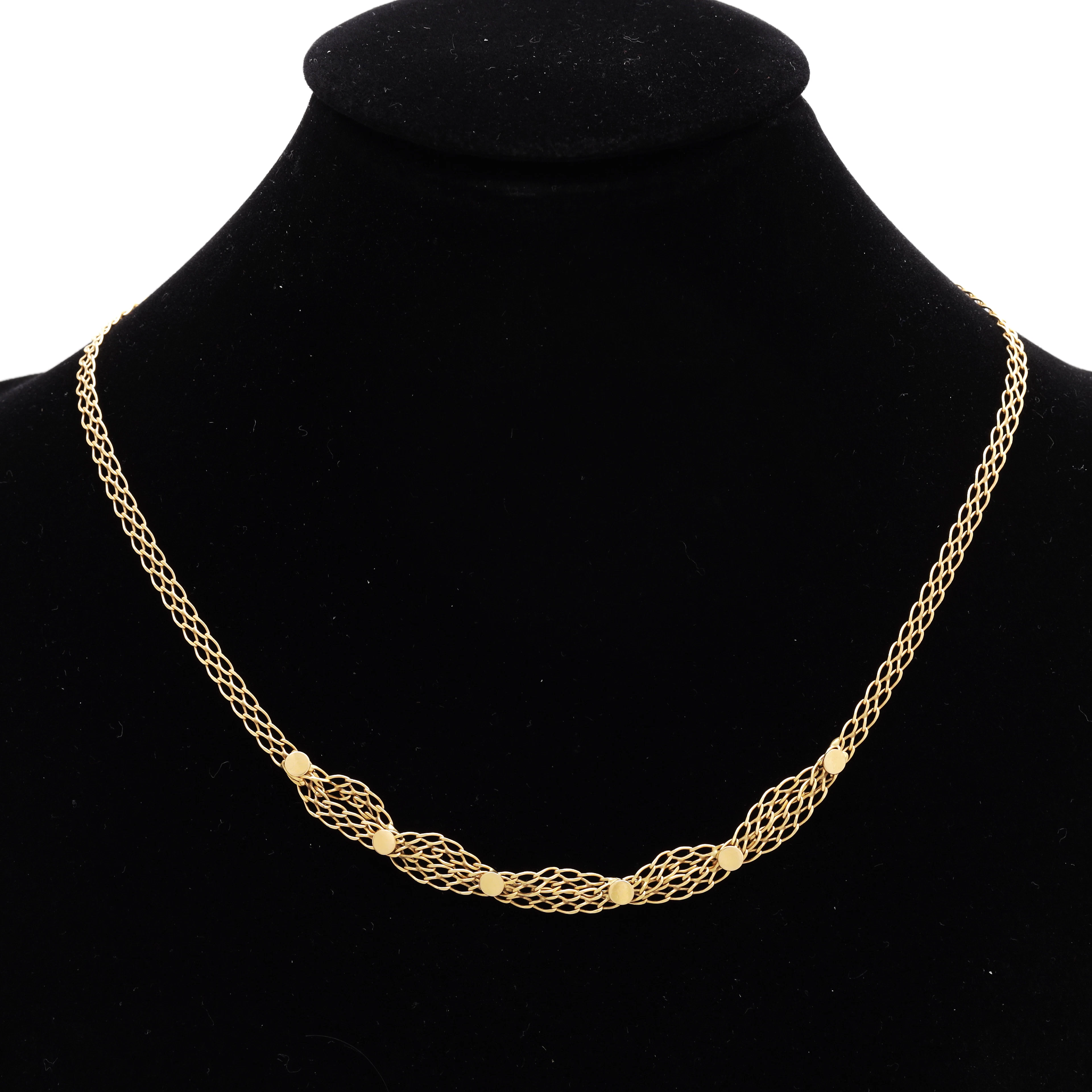 HALSBAND, guld 18k, vikt 8,19 gram.