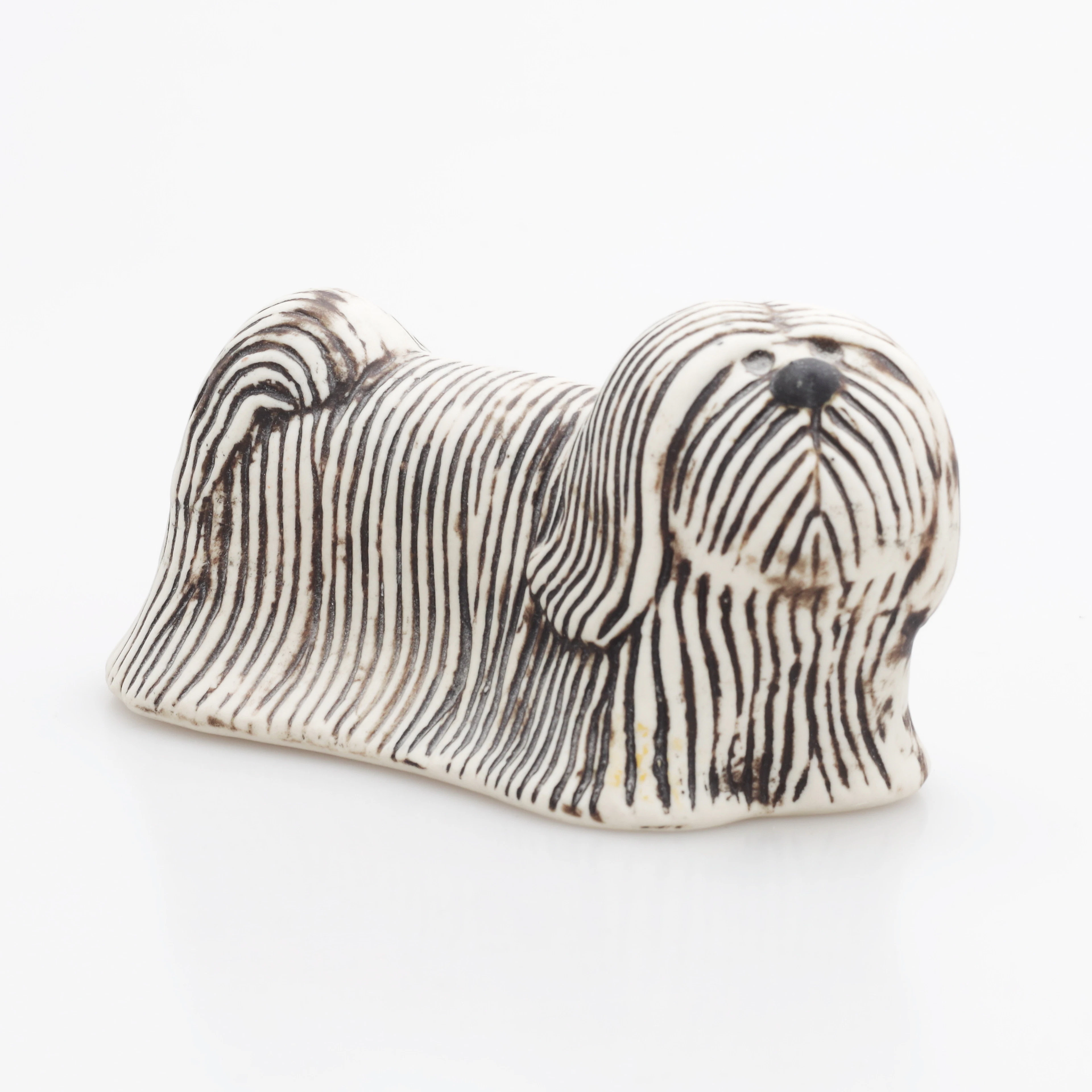 LISA LARSON. Figurin, hund, Gustavsberg, 1960/70-tal.