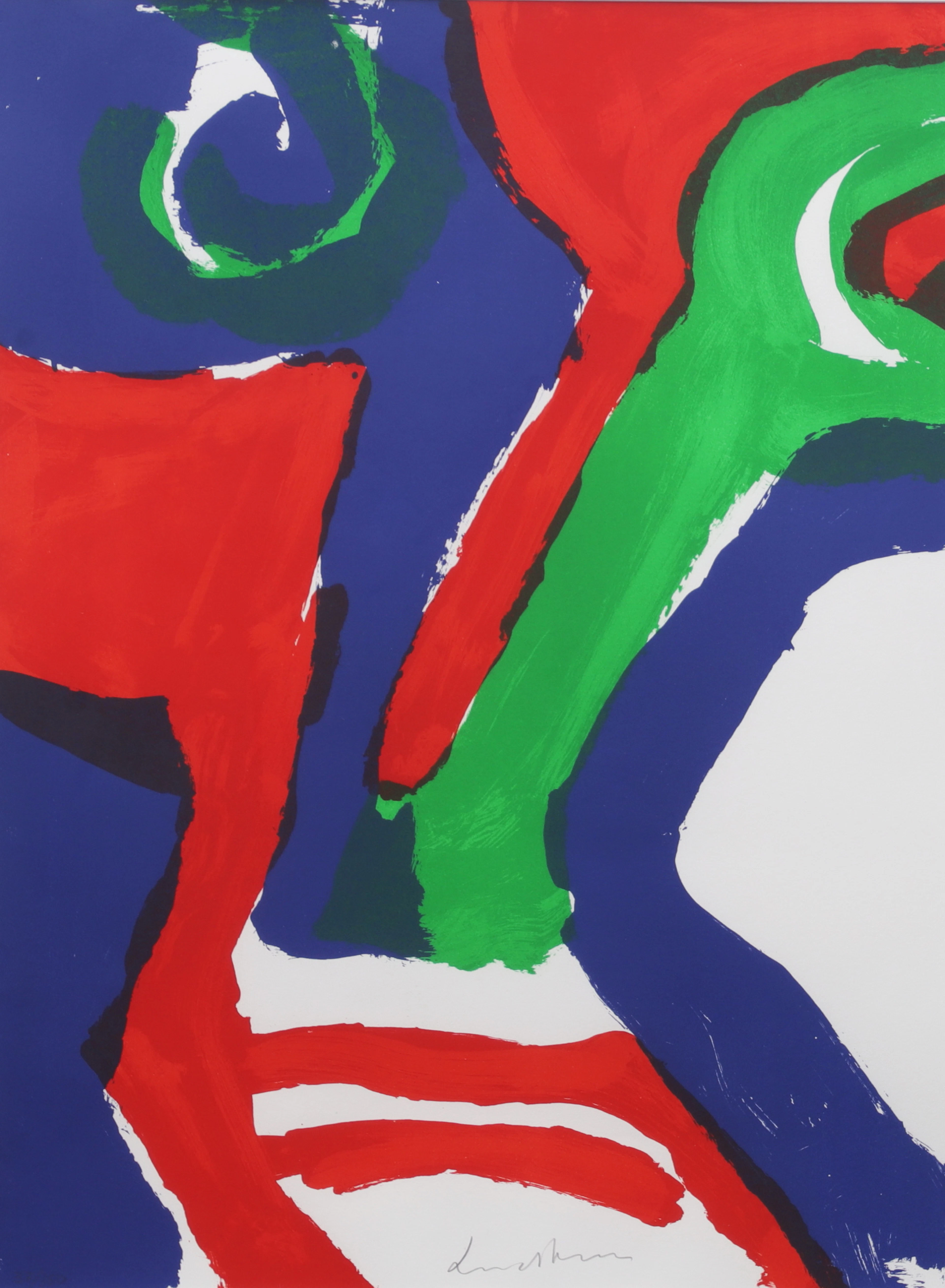 BENGT LINDSTRÖM. Figurkomposition, färglitografi, signerad och numrerad 37/150.
