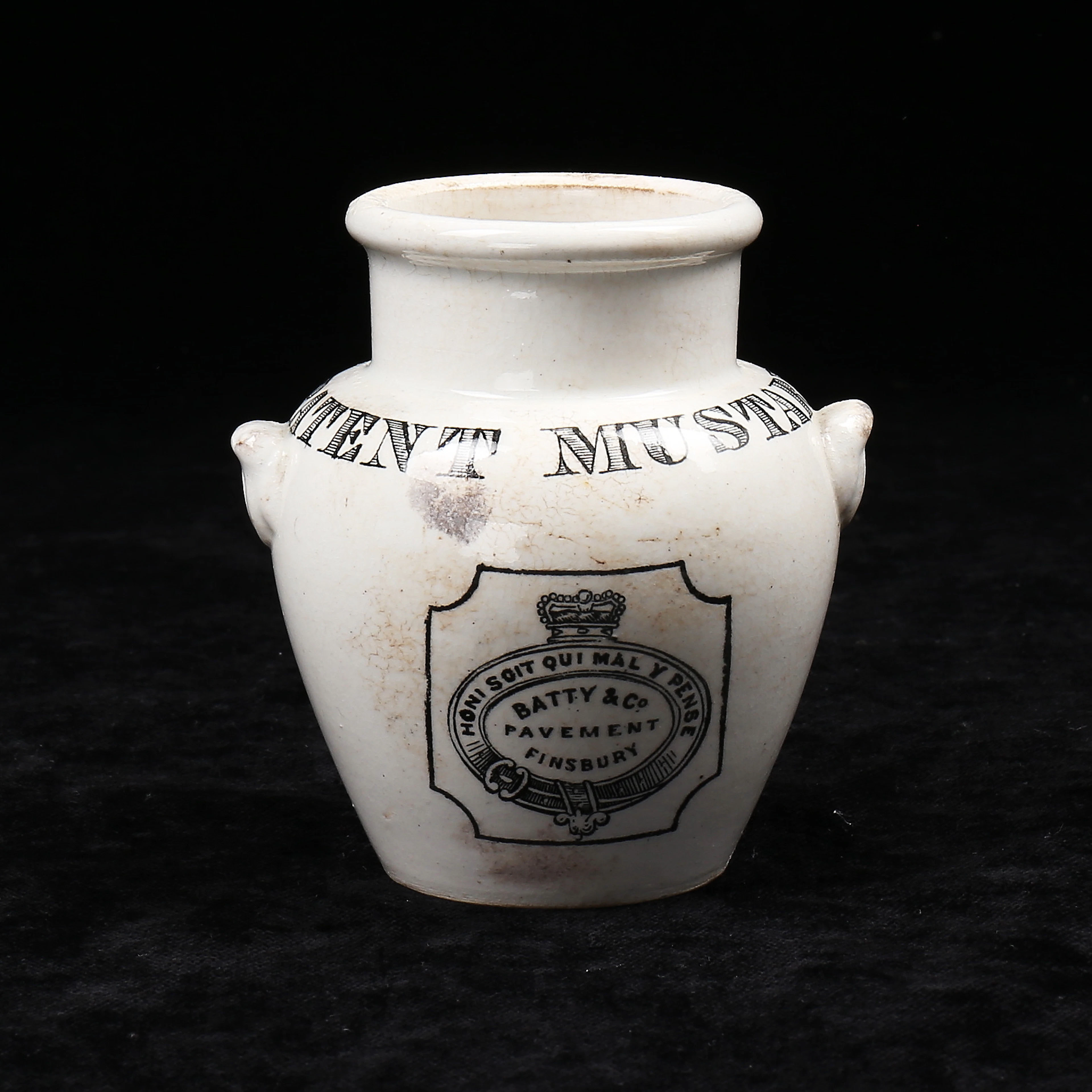 SENAPSKRUS, Batty & Co Mustard, England, 1800-tal.