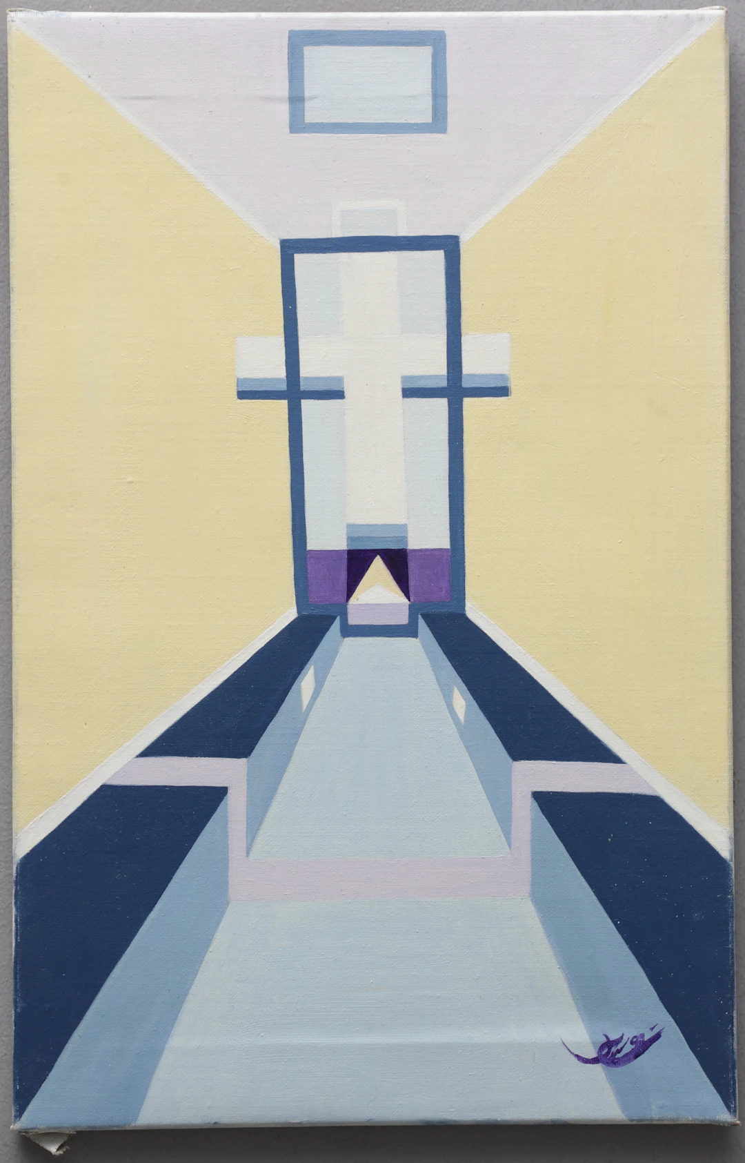 CHRISTIN OHLIN (1946-2025). "Delta", olja på duk, signerad och daterad -92.