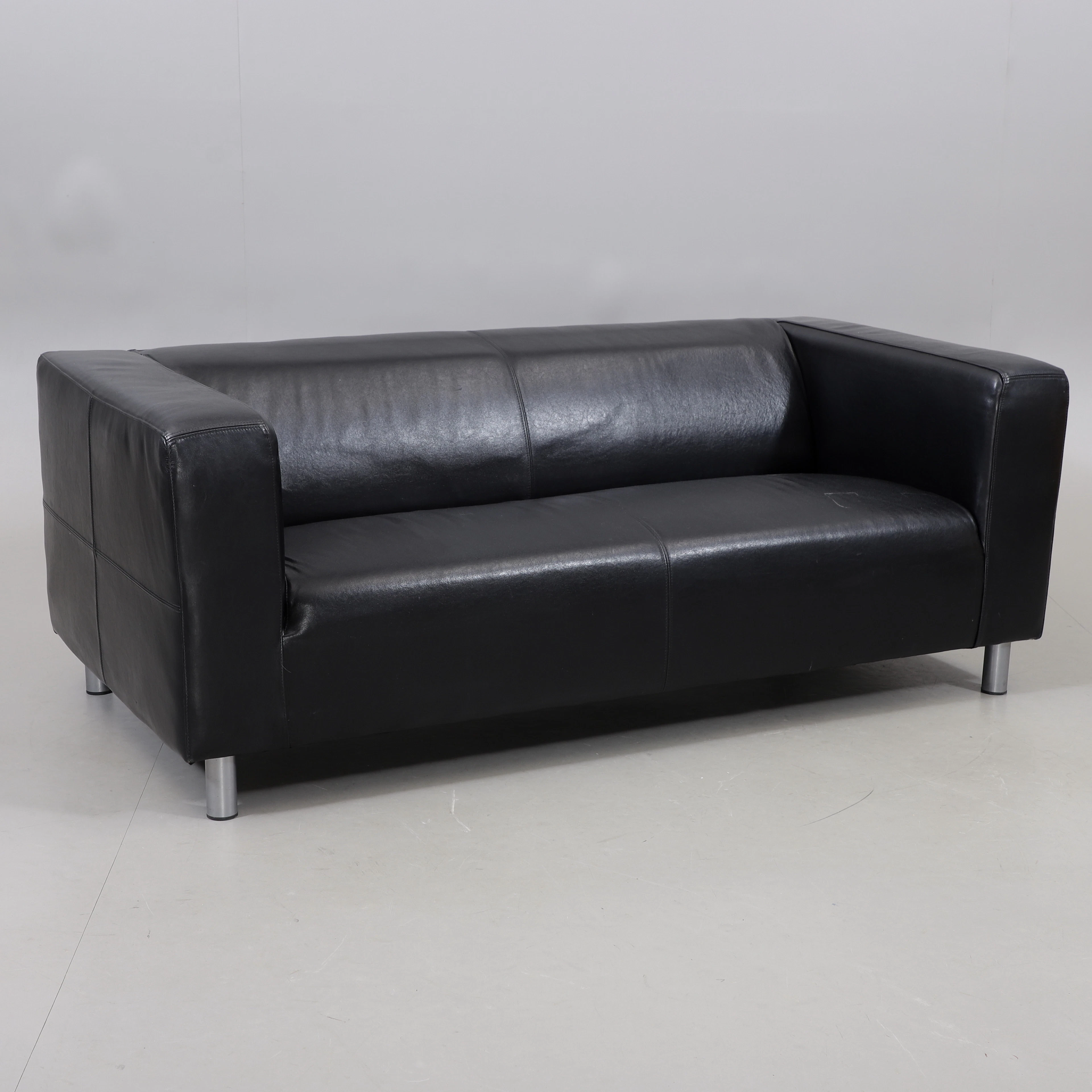 SOFFA, skinn, "Kippan", Ikea, 2000-tal.