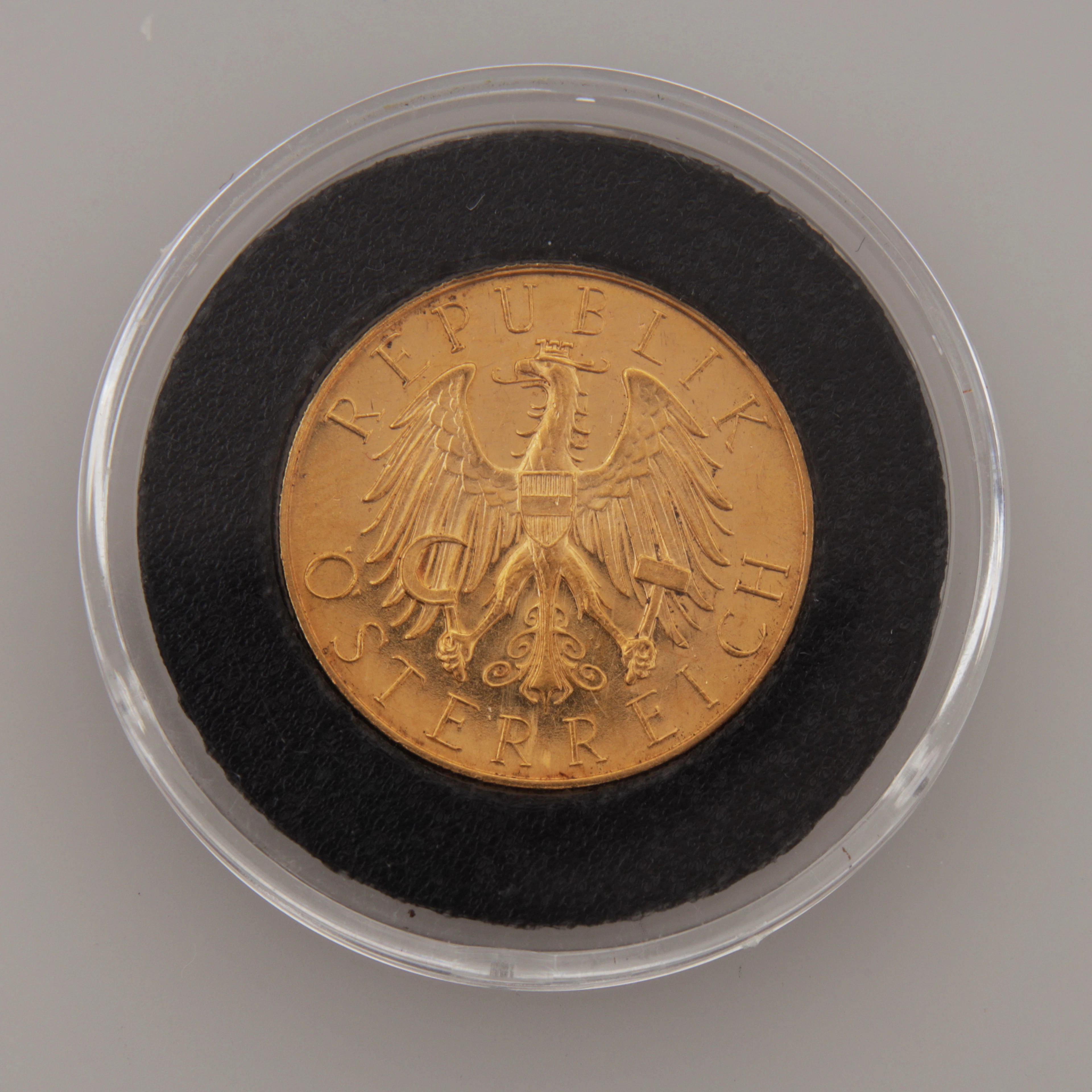 MYNT, guld, 25 shilling, Österrike, 1931.